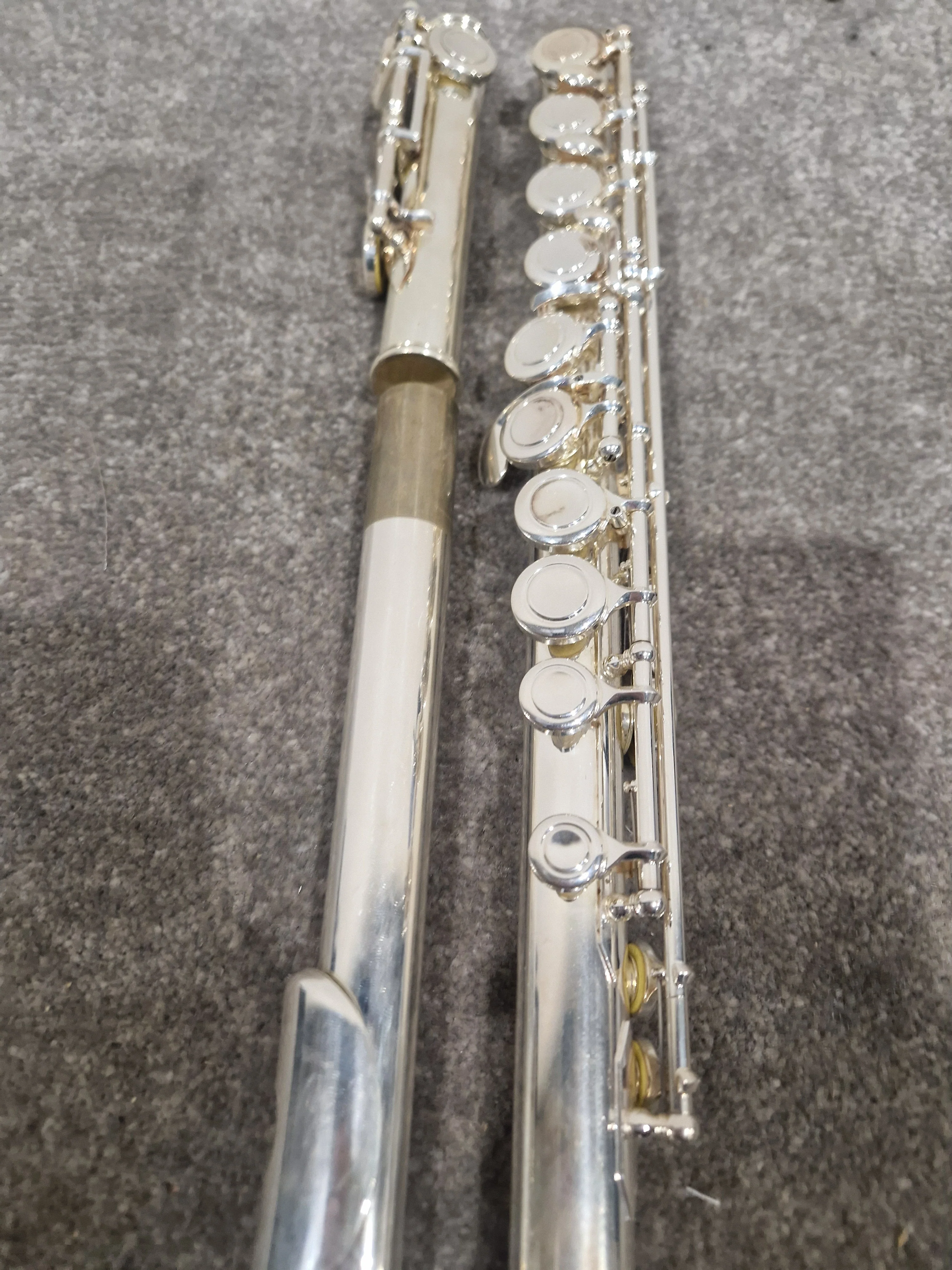 Kurioshi Vivace Silver Plated Flute - Silver-Plated Finish - Excellent w/ Soft Case - Image 6