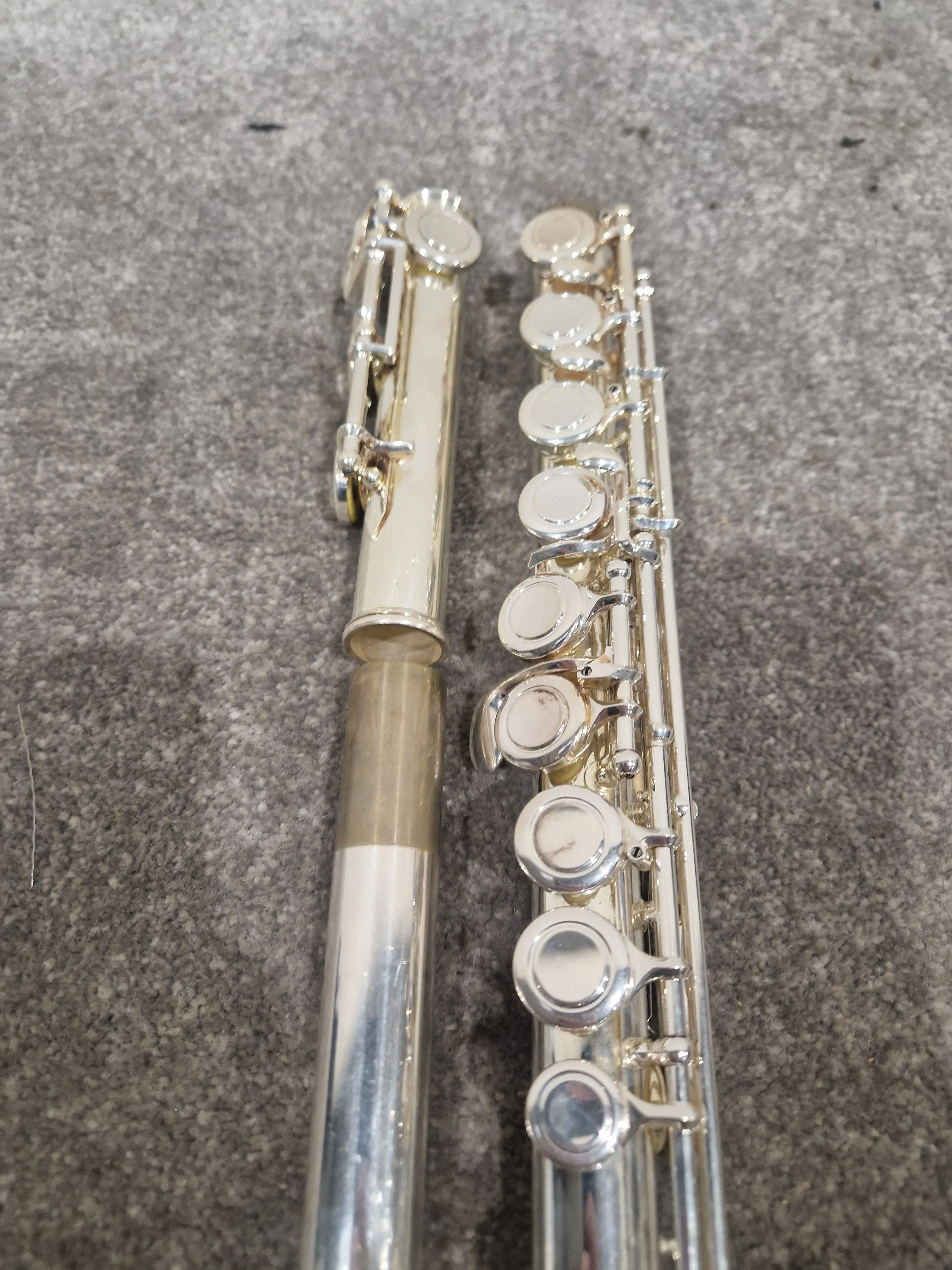 Kurioshi Vivace Silver Plated Flute - Silver-Plated Finish - Excellent w/ Soft Case - Image 7