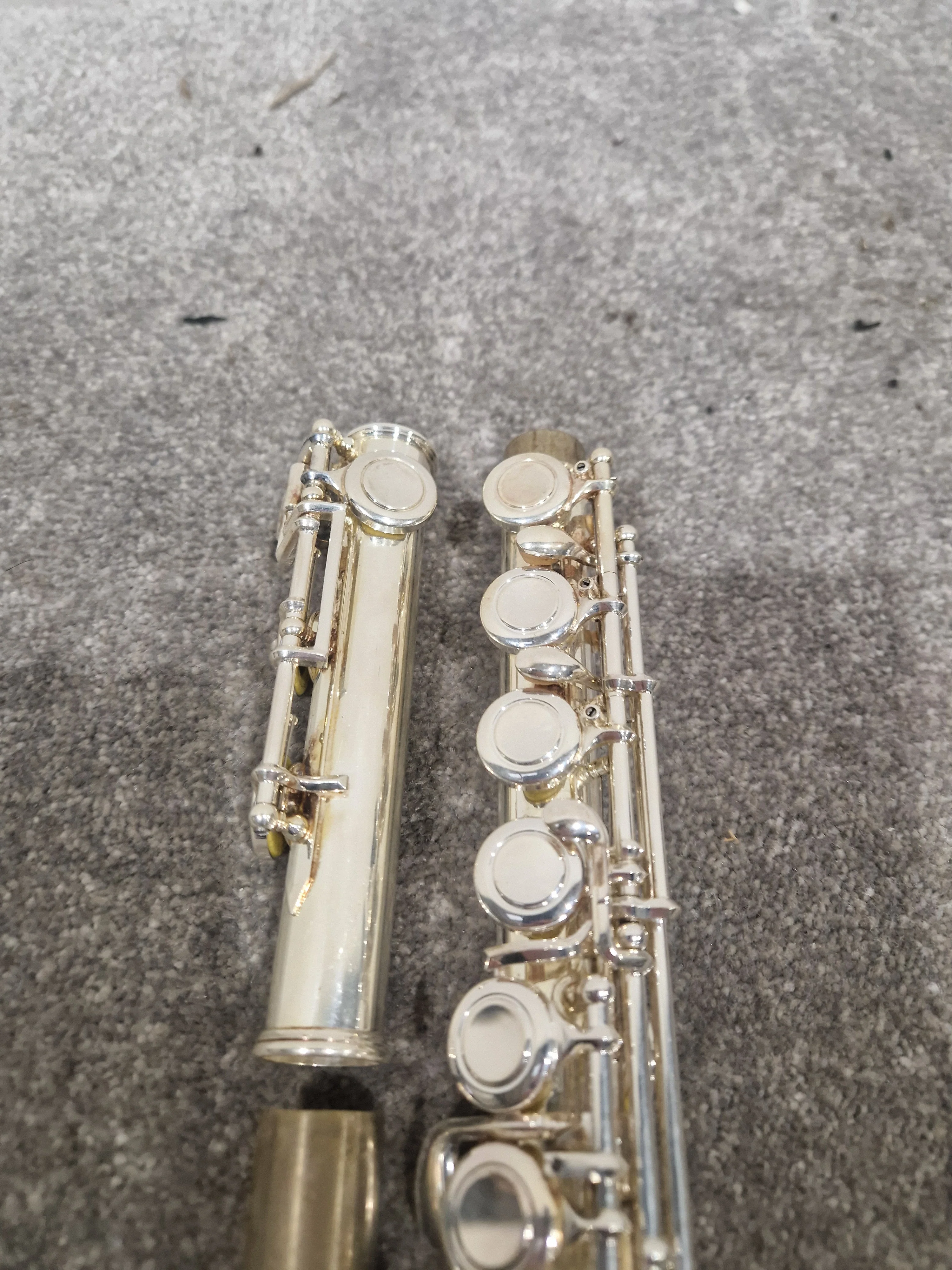 Kurioshi Vivace Silver Plated Flute - Silver-Plated Finish - Excellent w/ Soft Case - Image 8