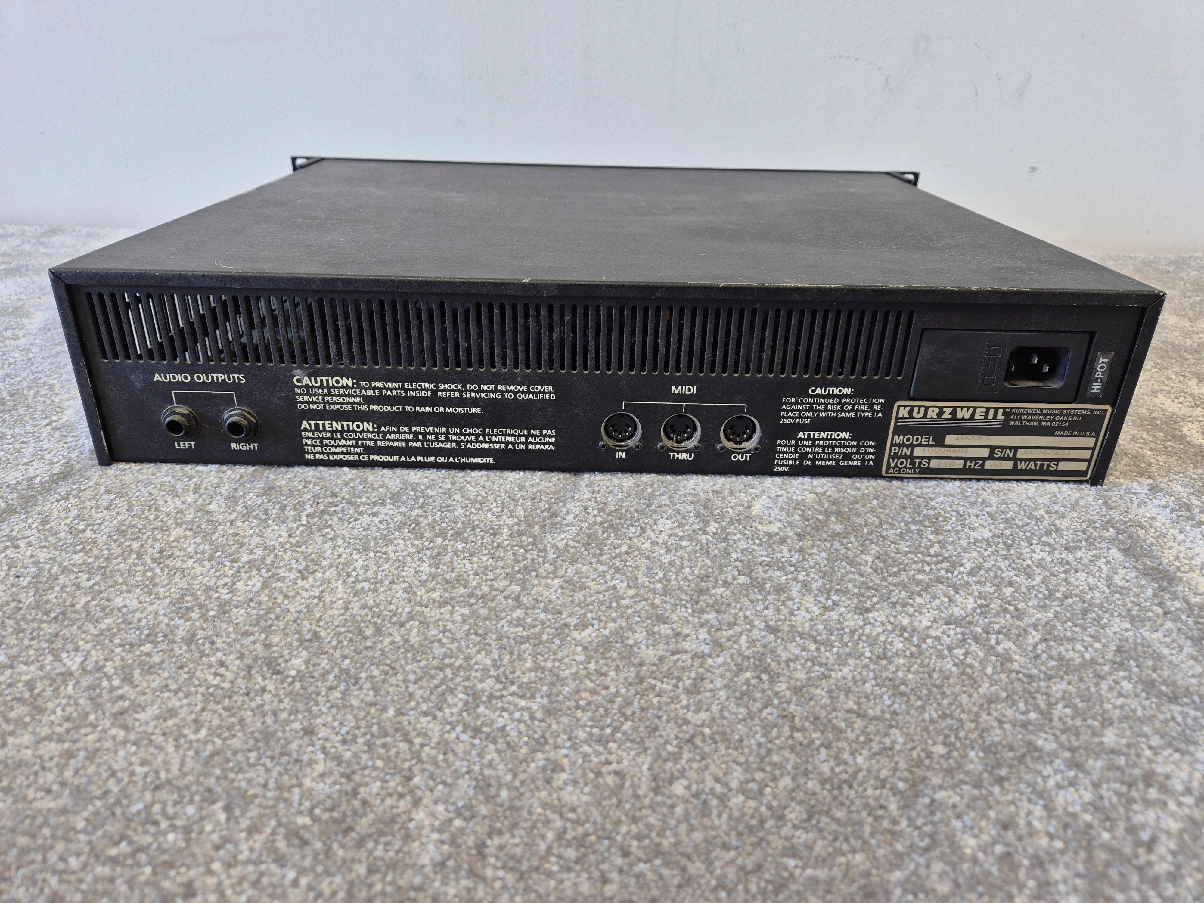 Kurzweil 1000PX - Digital Piano Module - Good w/ Power Supply - Image 10