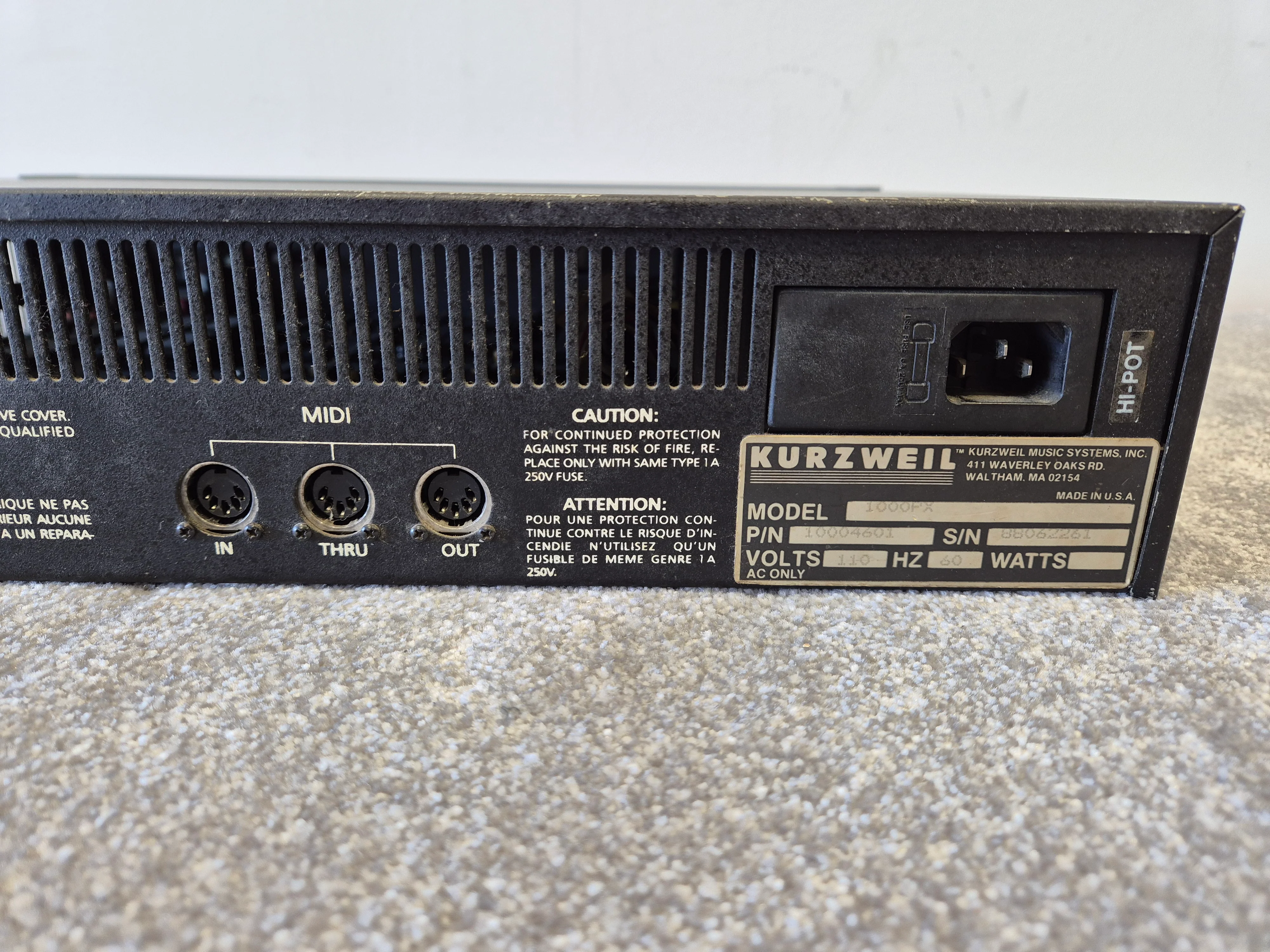 Kurzweil 1000PX - Digital Piano Module - Good w/ Power Supply - Image 11