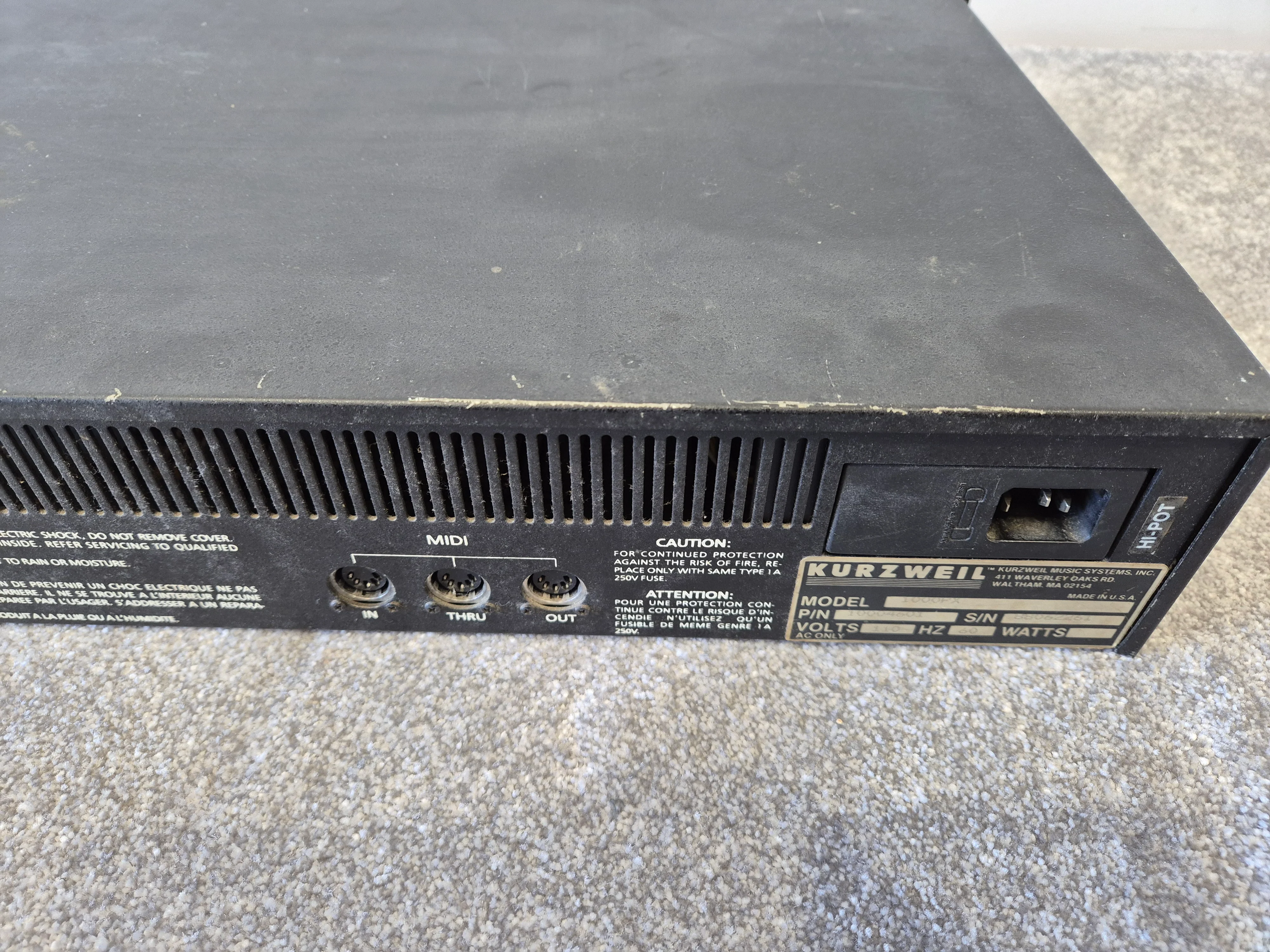 Kurzweil 1000PX - Digital Piano Module - Good w/ Power Supply - Image 9