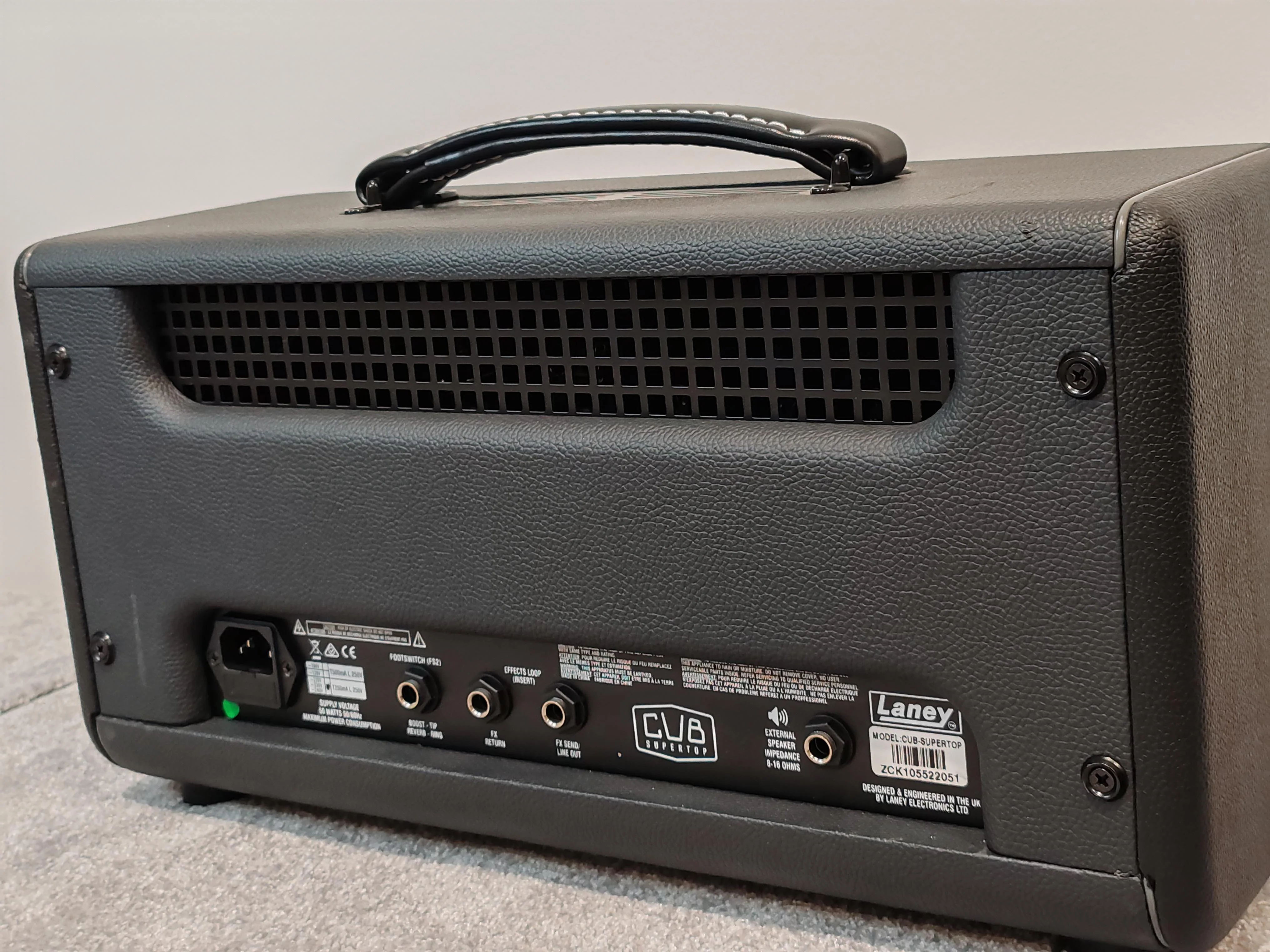 Laney Cub Supertop 15w Electric Guitar Amp Head - Image 4