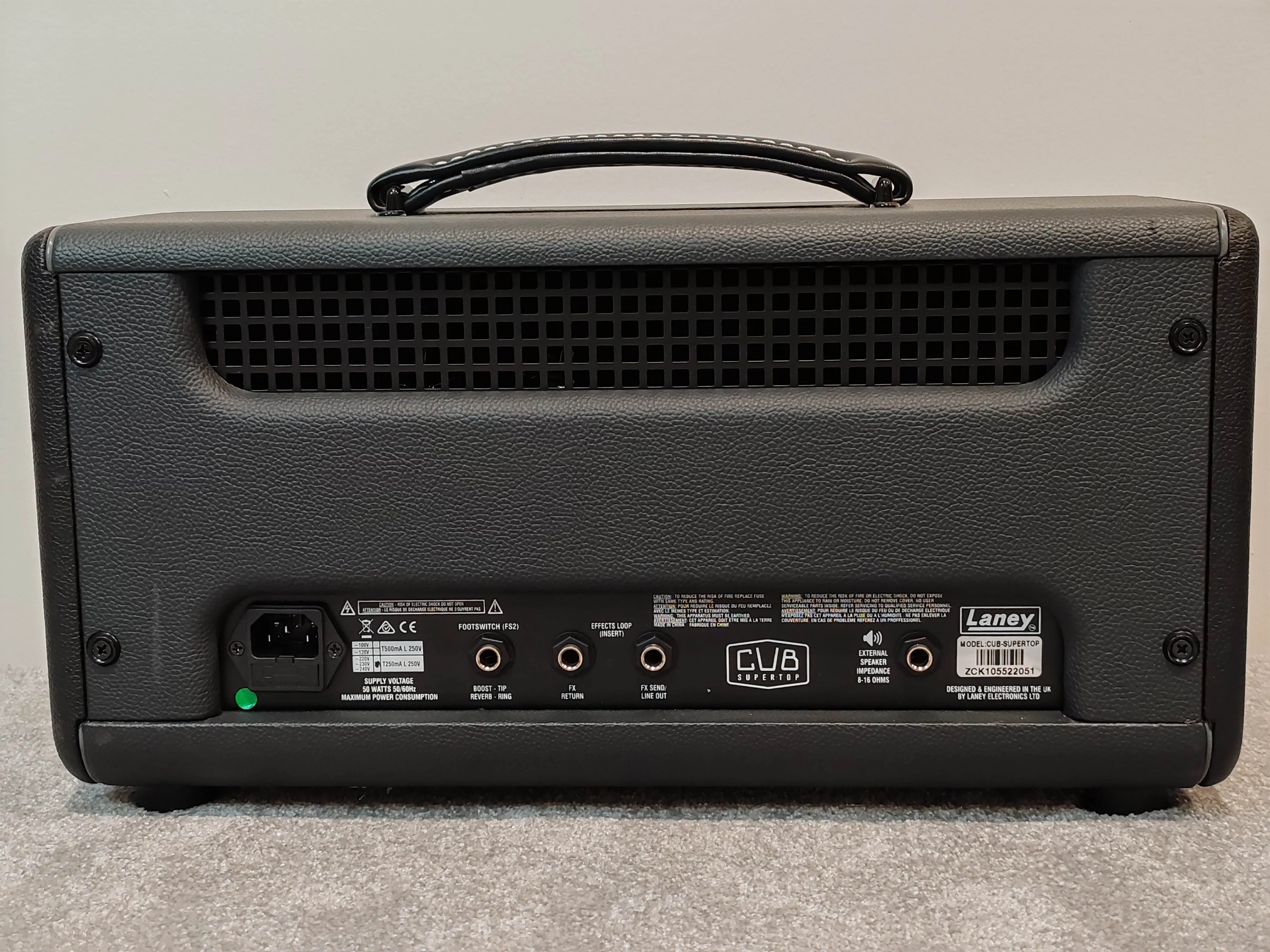 Laney Cub Supertop 15w Electric Guitar Amp Head - Image 5