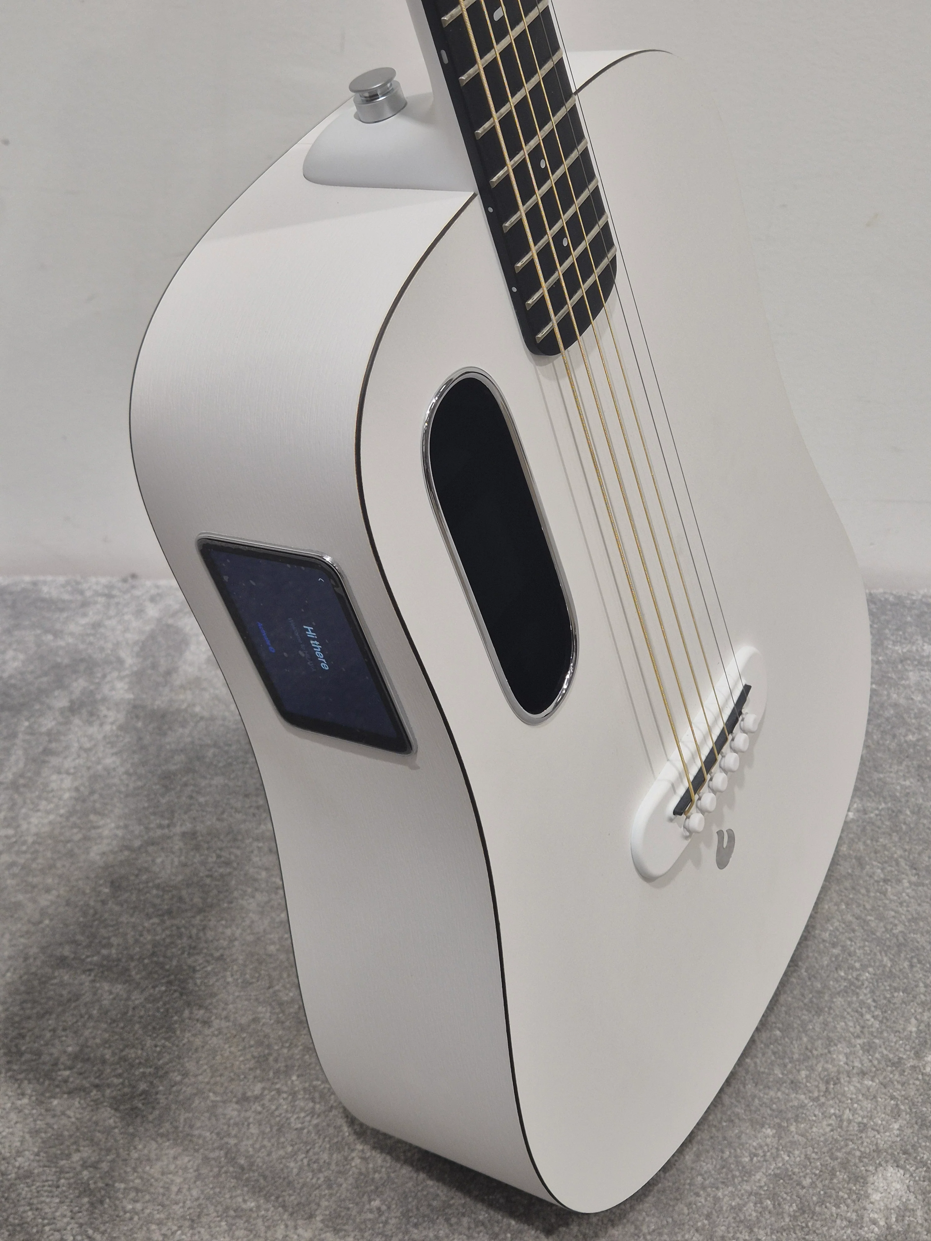 Lava ME 3 – White Smart Carbon Fiber Guitar – Excellent w/ Soft Gig Bag, New Strings & USB-C Cable - Image 11