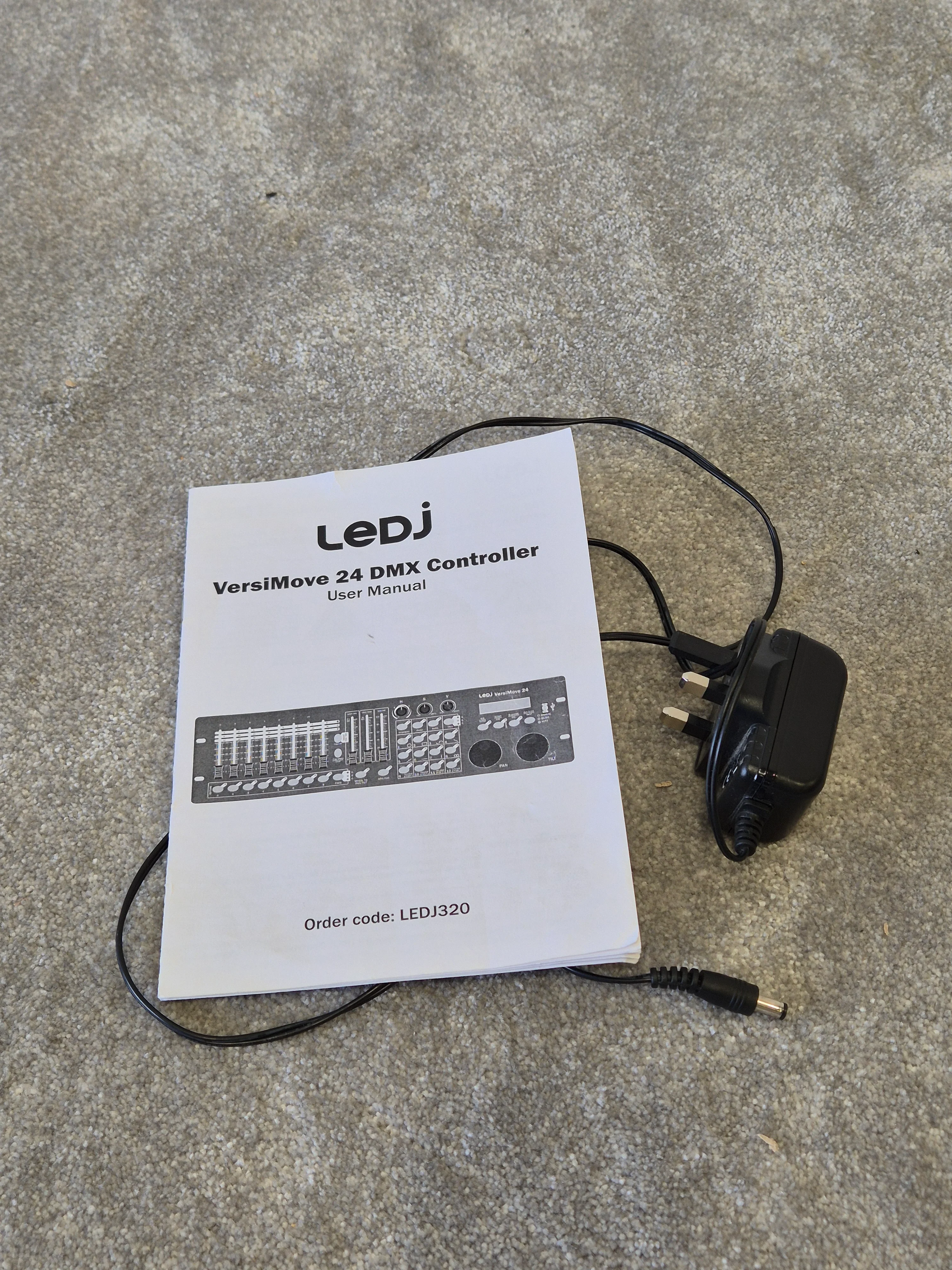 LEDj Versimove 24 - DMX Lighting Controller - 24-Channel Control - Excellent w/ Original Box & Power Supply - Image 11