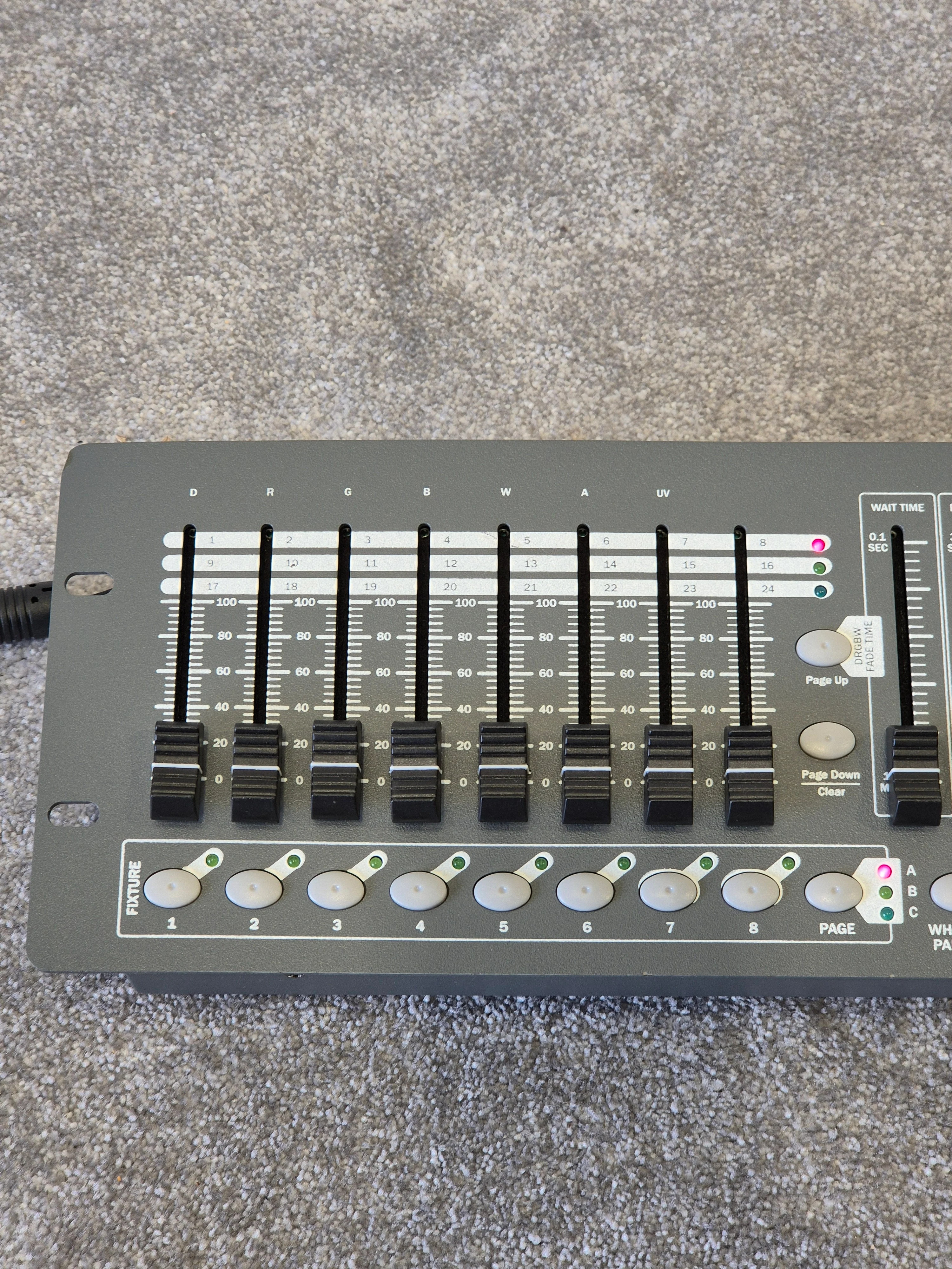 LEDj Versimove 24 - DMX Lighting Controller - 24-Channel Control - Excellent w/ Original Box & Power Supply - Image 2