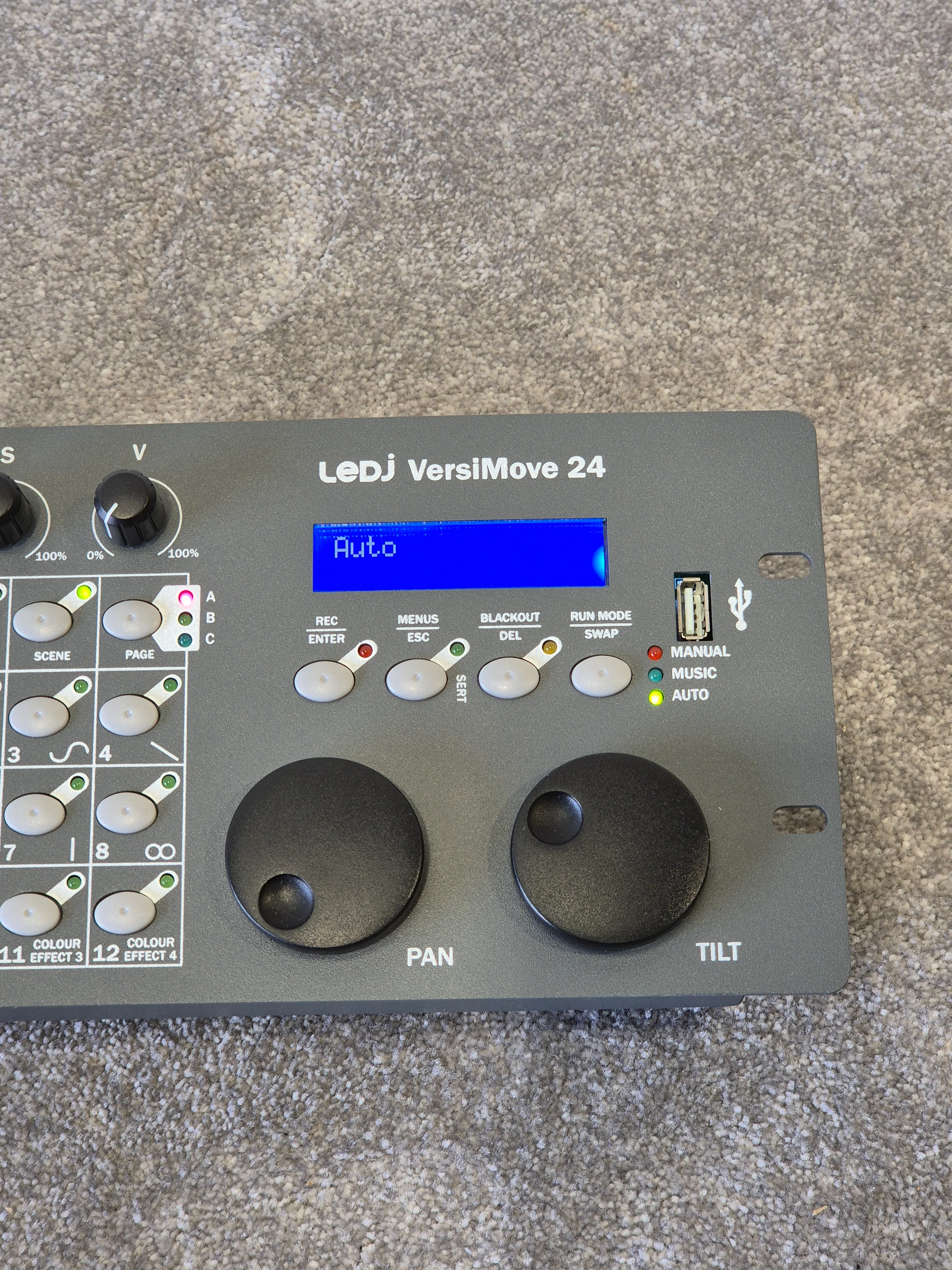LEDj Versimove 24 - DMX Lighting Controller - 24-Channel Control - Excellent w/ Original Box & Power Supply - Image 4