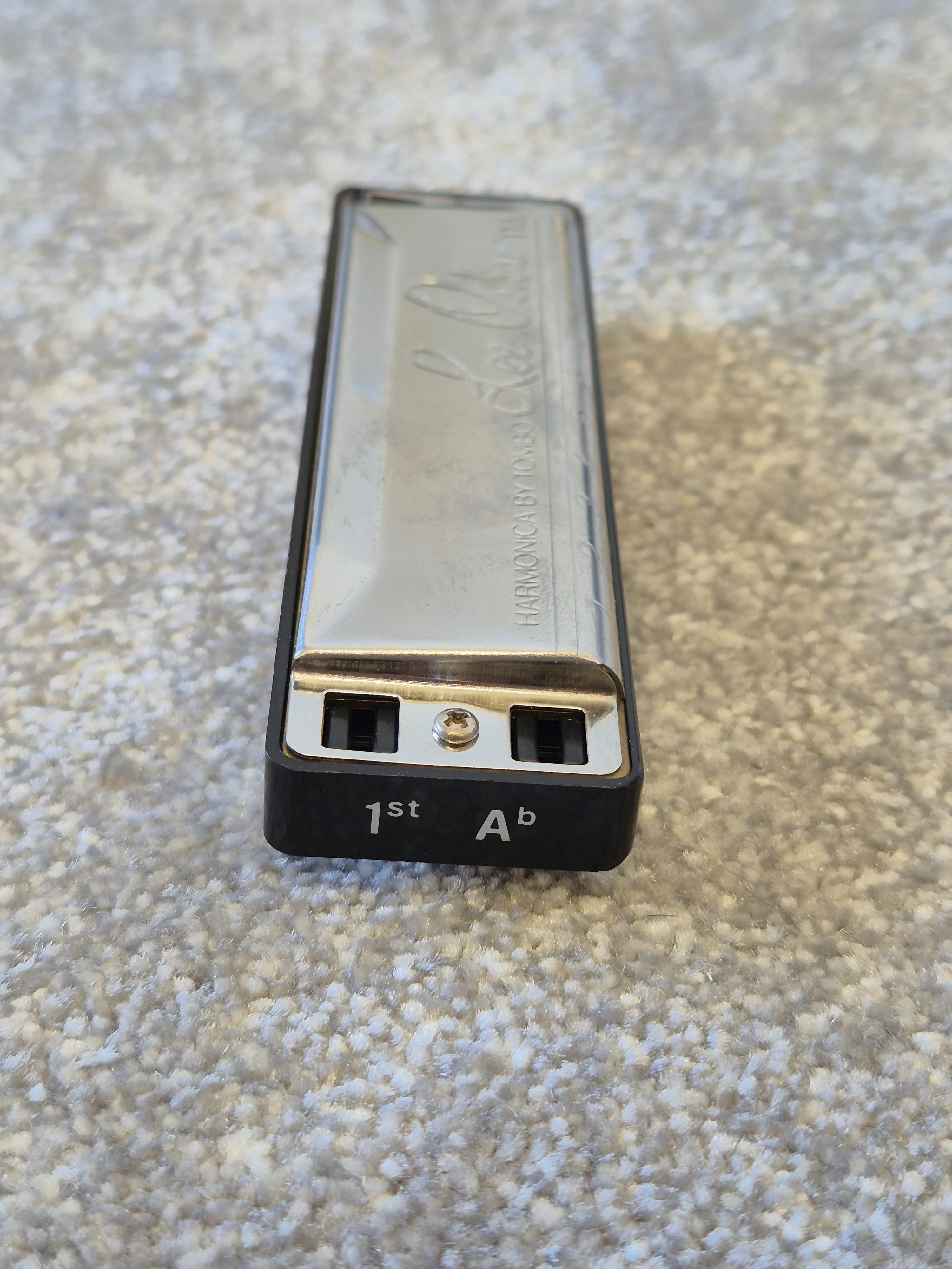 Lee Oskar Harmonica Ab - Harmonica by Tombo w/ Black Case - Image 2