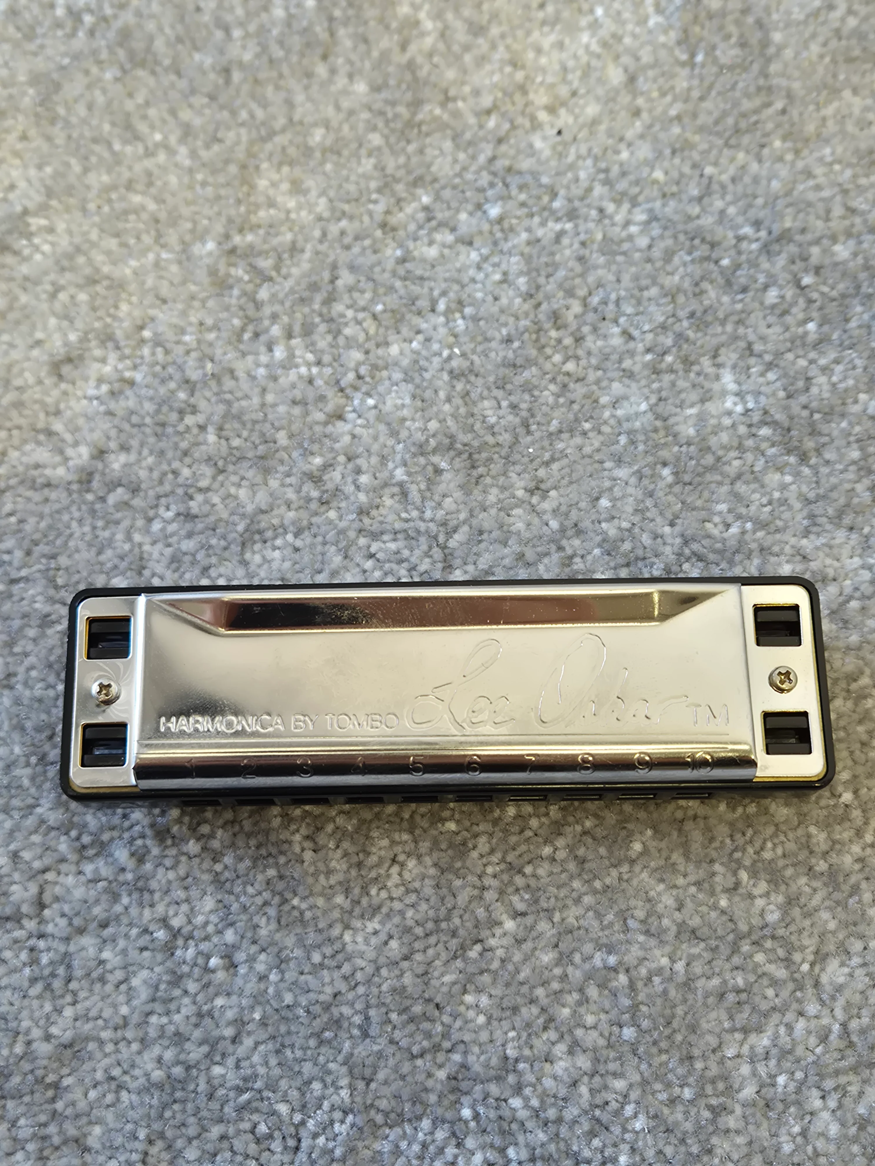 Lee Oskar Harmonica Ab - Harmonica by Tombo w/ Black Case - Image 4