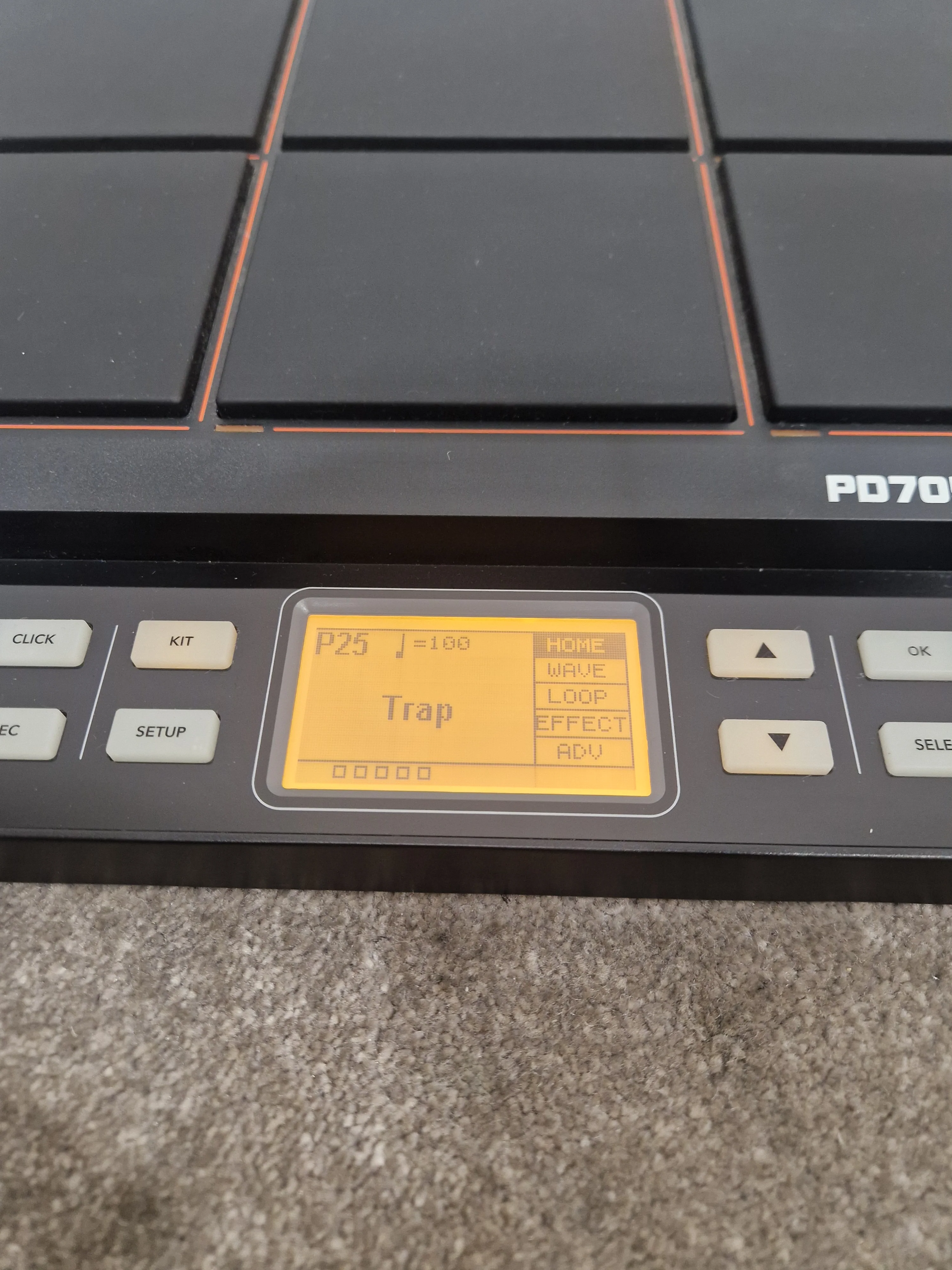 Lekato PD705 - Percussion Pad - Black - Like New w/ Power Supply & Manuals - Image 2