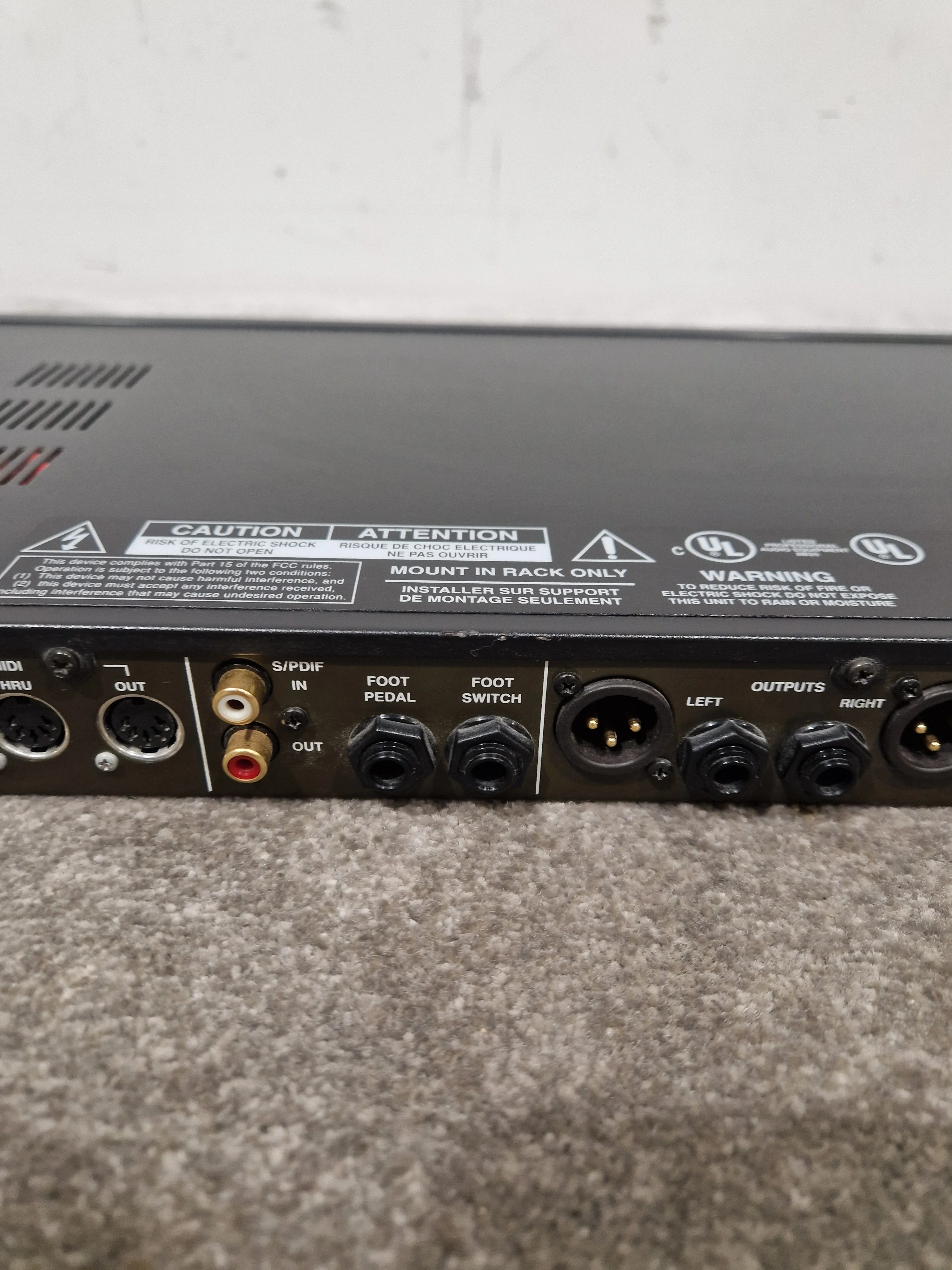 Lexicon MPX1 - Multi-Effects Processor - Excellent w/ Power Supply - Image 7