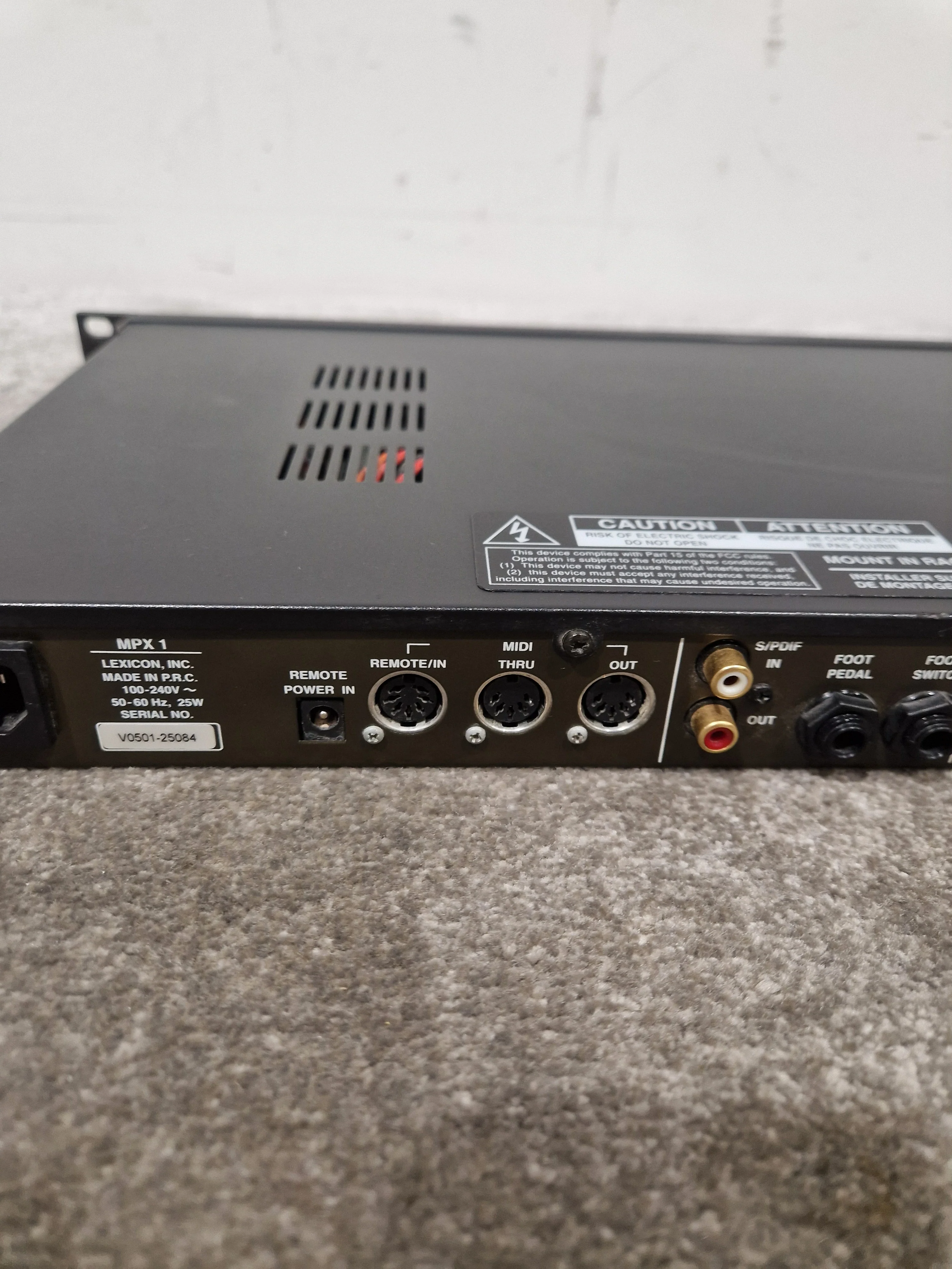 Lexicon MPX1 - Multi-Effects Processor - Excellent w/ Power Supply - Image 8