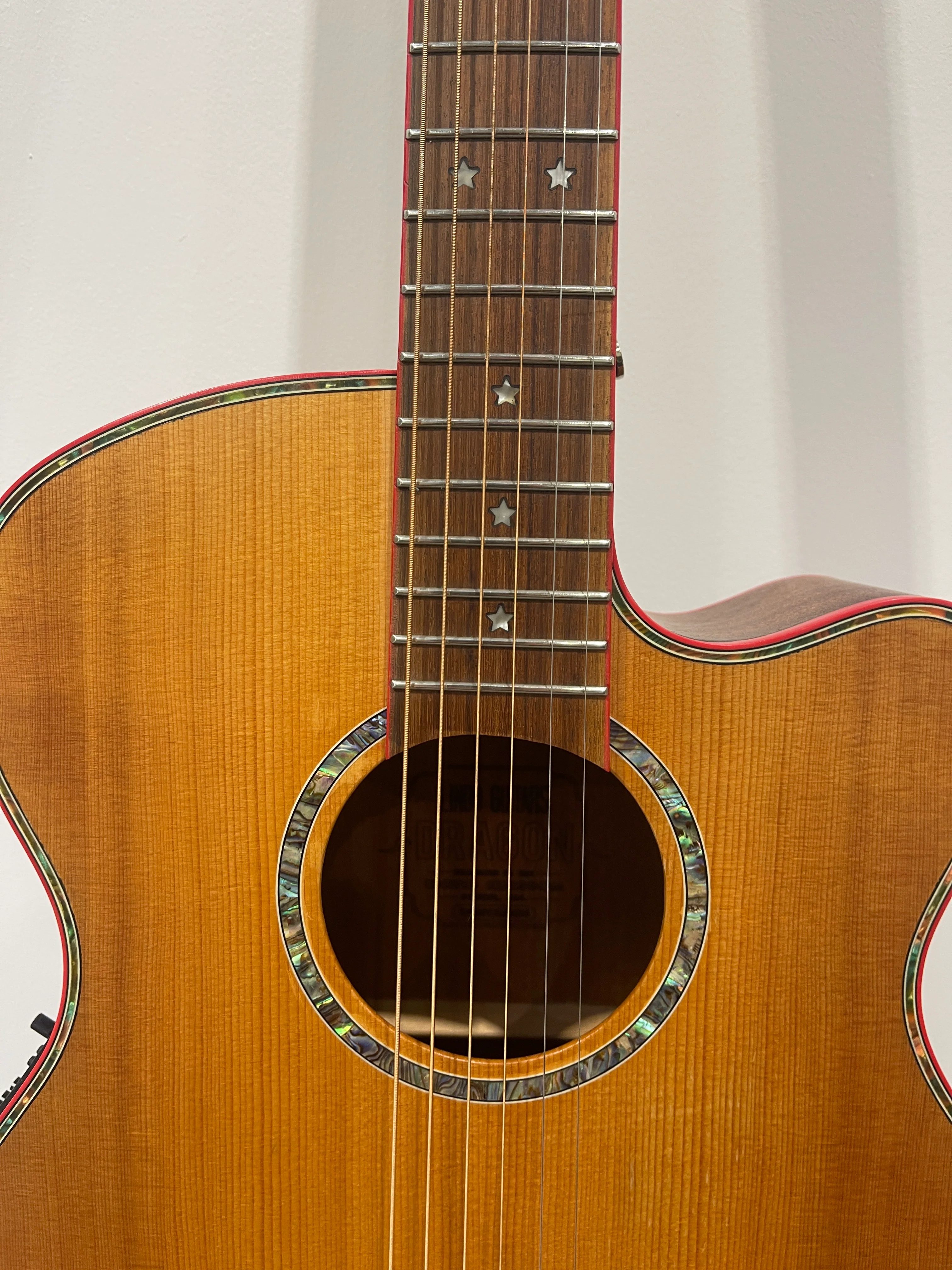 Lindo Dragon Electro Acoustic Guitar - Professionally Setup - Image 12