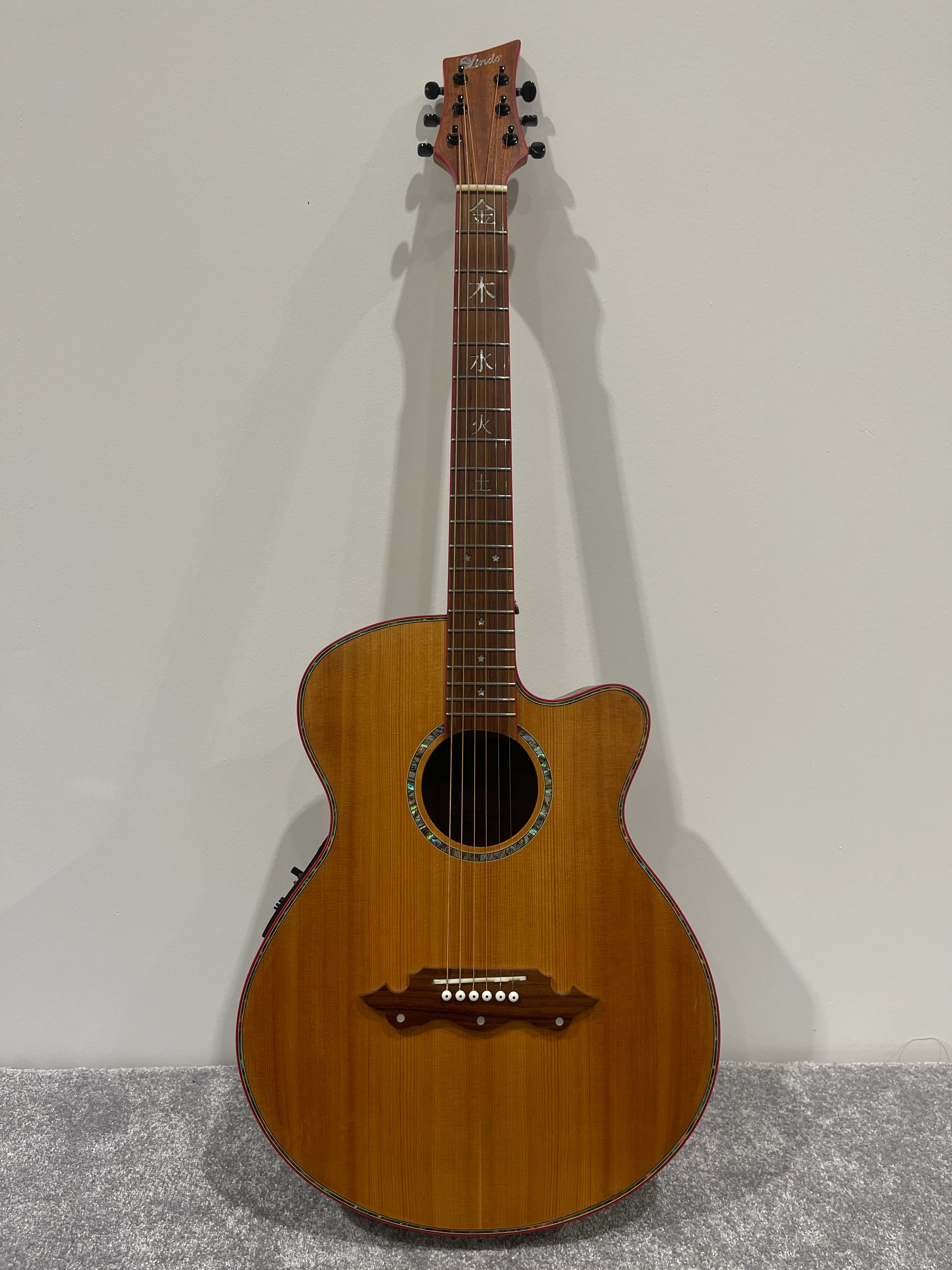 Lindo Dragon Electro Acoustic Guitar - Professionally Setup - Image 2