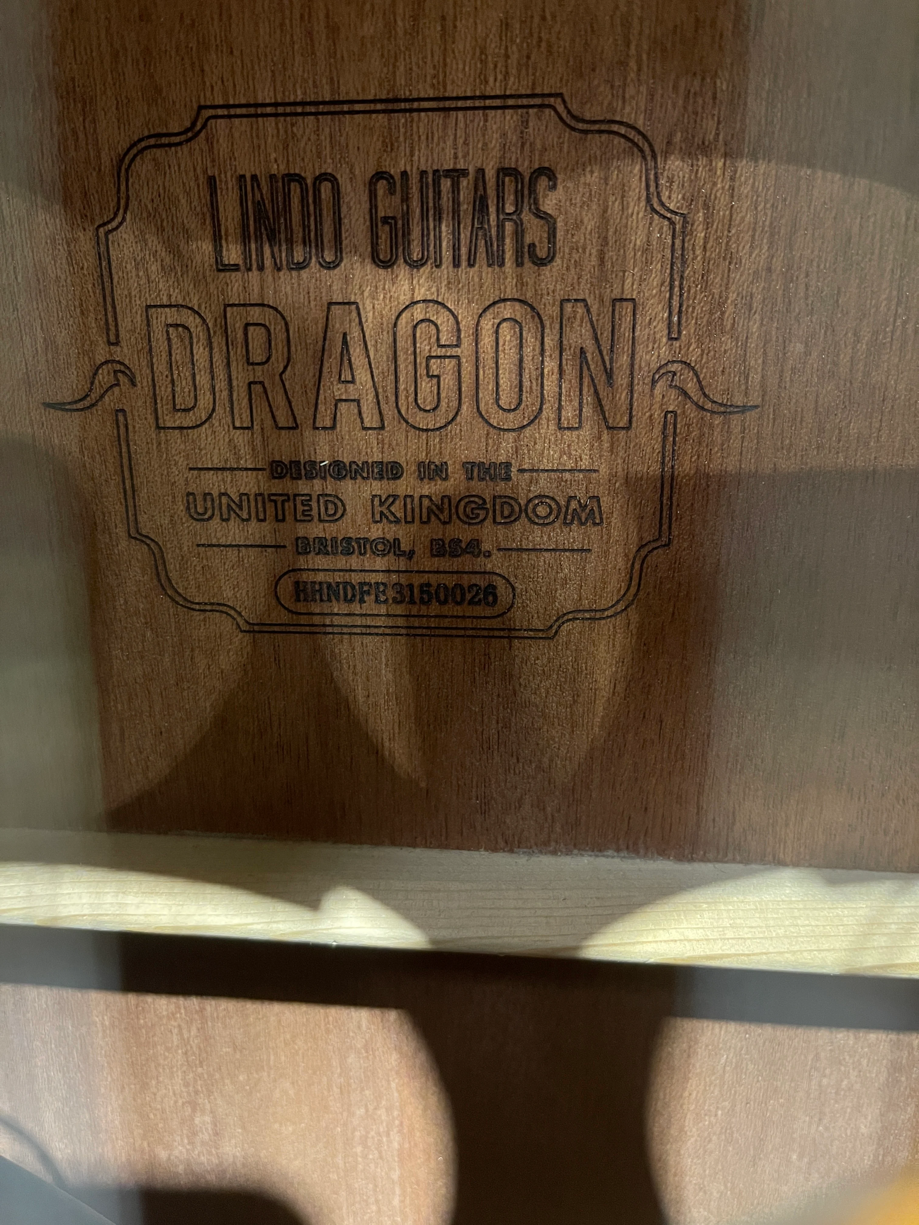 Lindo Dragon Electro Acoustic Guitar - Professionally Setup - Image 9