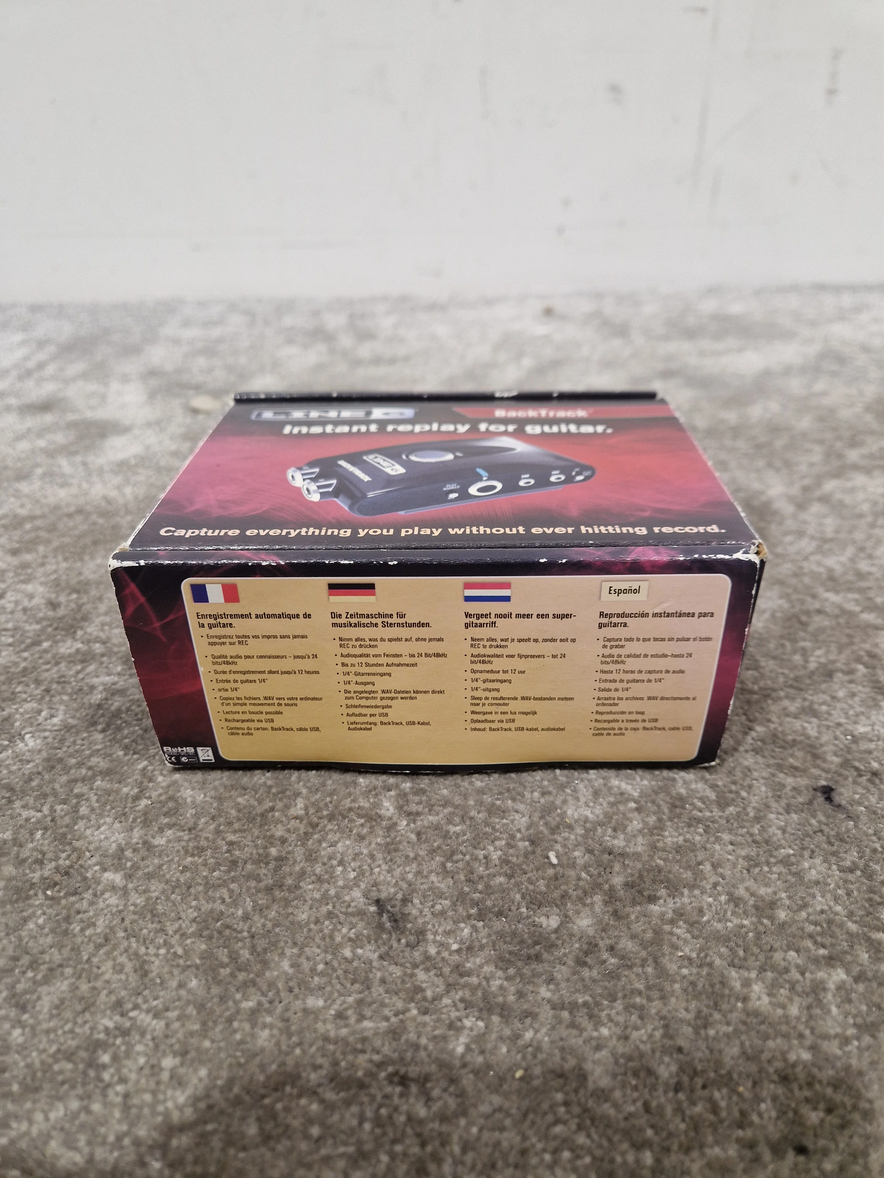Line 6 Backtrack Recorder - Portable Audio Capture - Spares or Repair w/ Original Box - Image 4