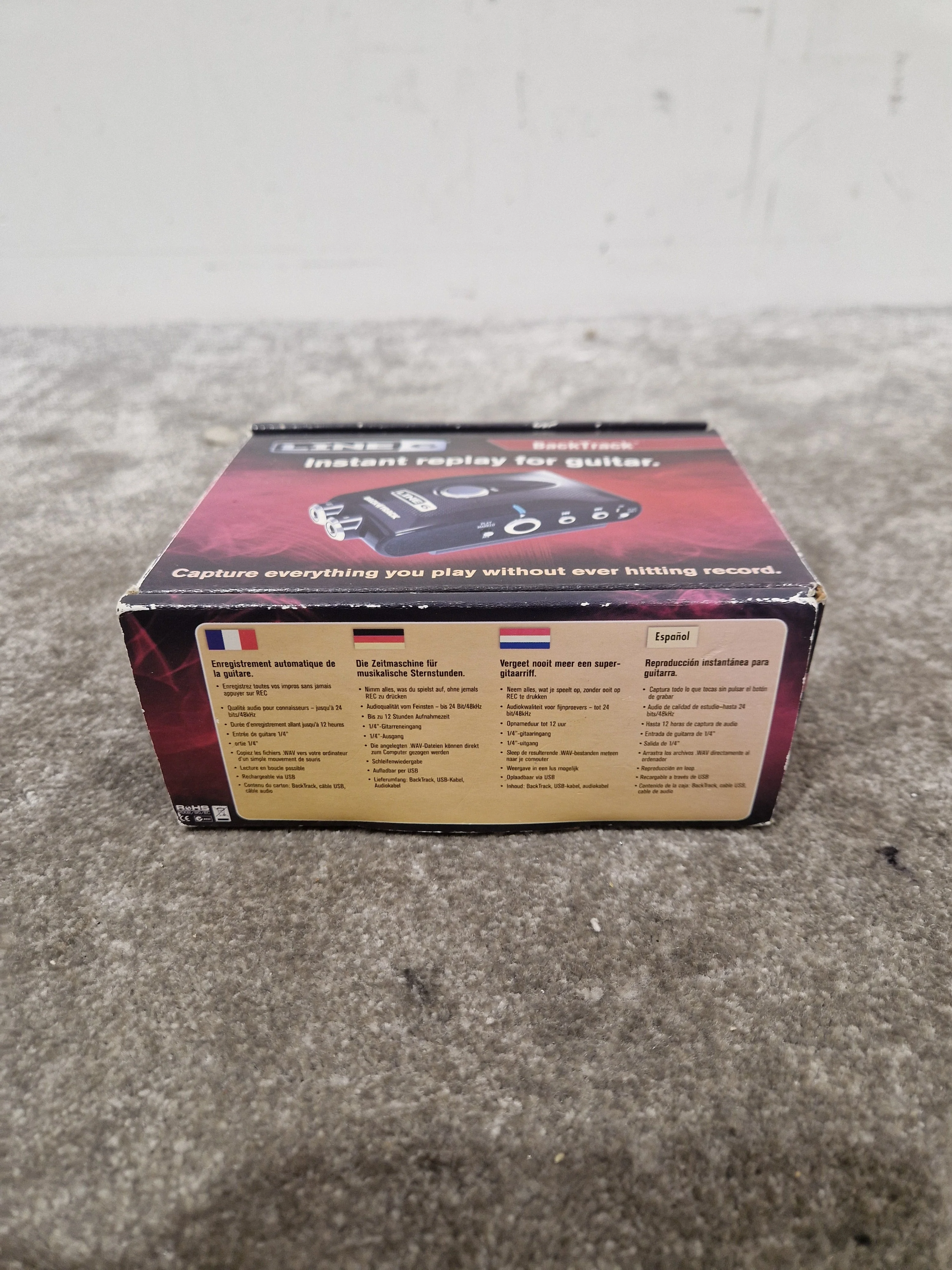 Line 6 Backtrack Recorder - Portable Audio Capture - Spares or Repair w/ Original Box - Image 4