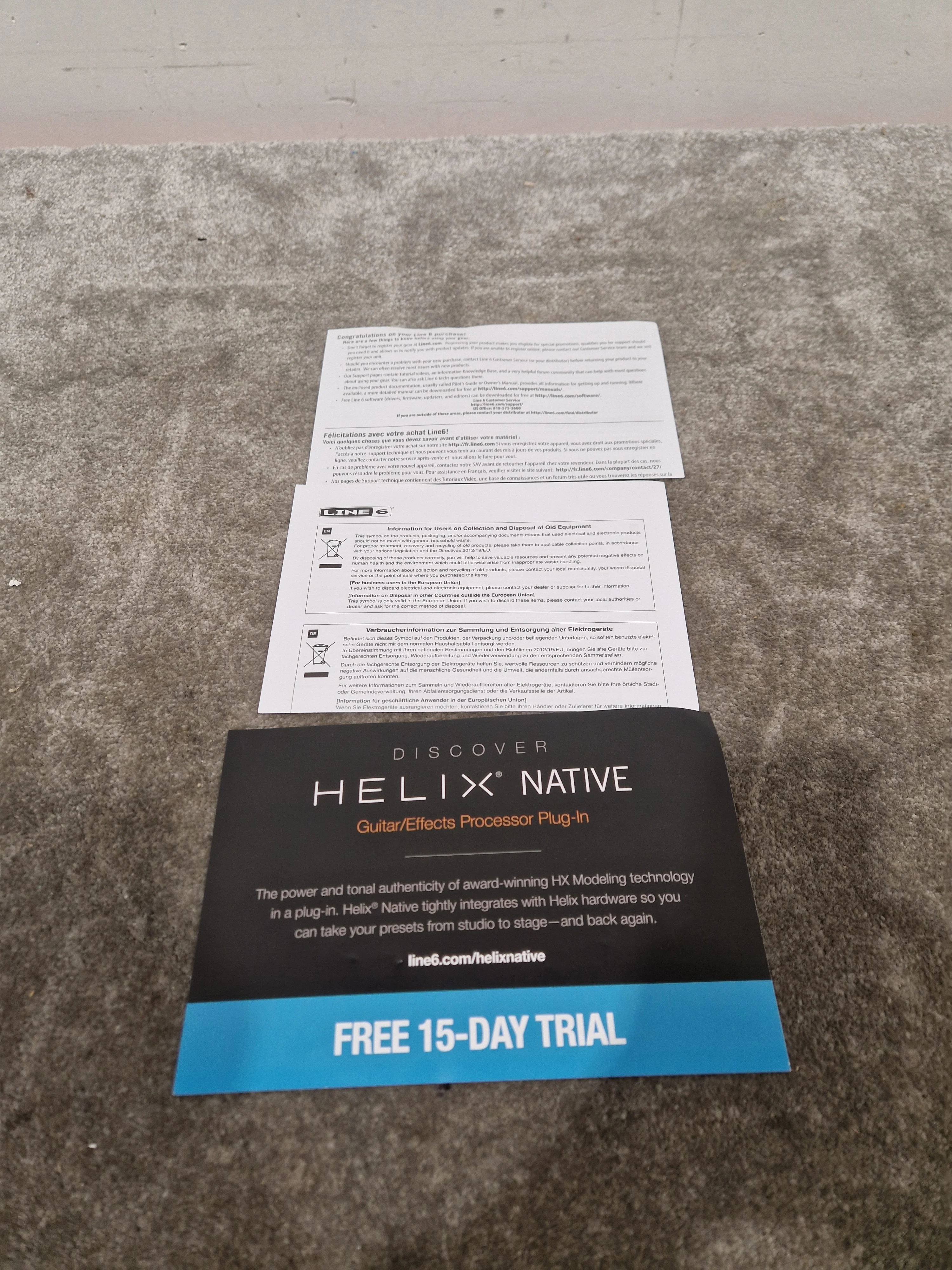 Line 6 Helix LT Multi-Effects Processor - Excellent w/ Manuals & Soft Case - Image 24