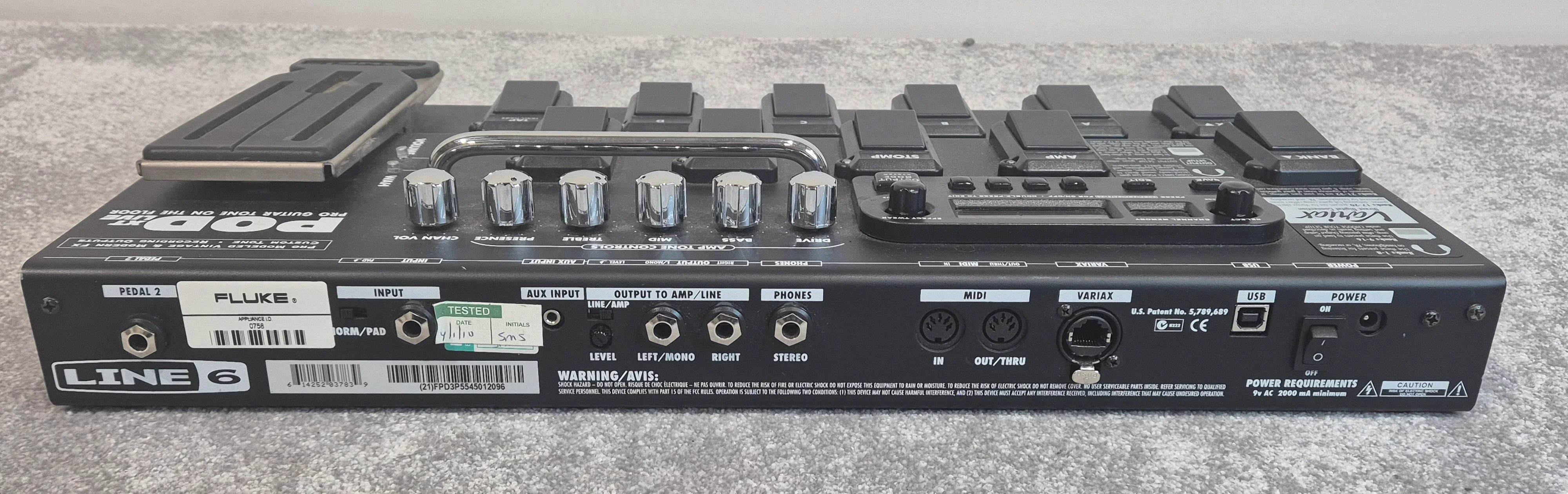 Line 6 POD XT Live - Multi-Effect and Amp Modeler Pedalboard With Soft bag - Image 4