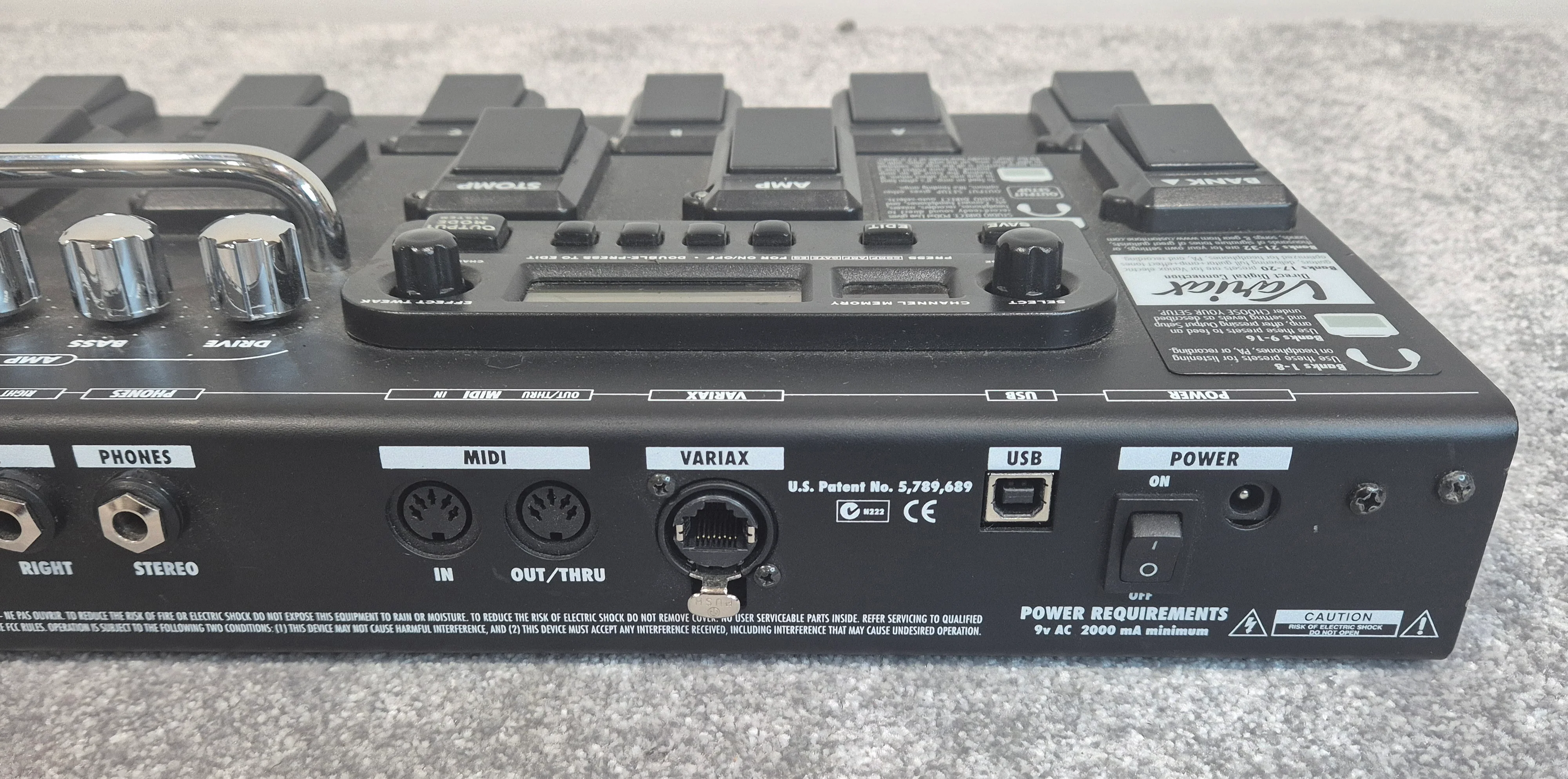 Line 6 POD XT Live - Multi-Effect and Amp Modeler Pedalboard With Soft bag - Image 5