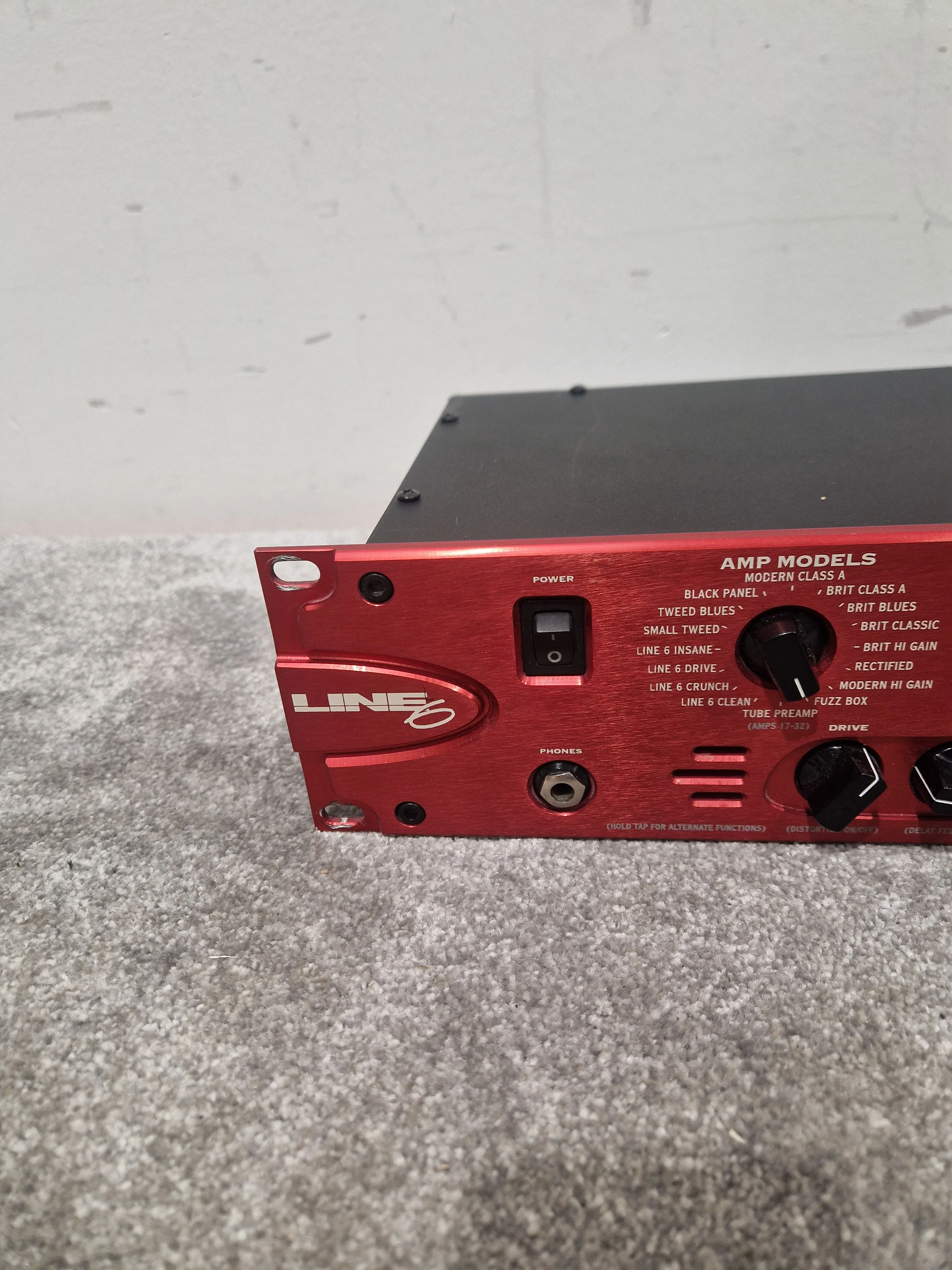 Line 6 POD Pro - Guitar Multi-Effects Processor - Red - Excellent w/ Cables - Image 12