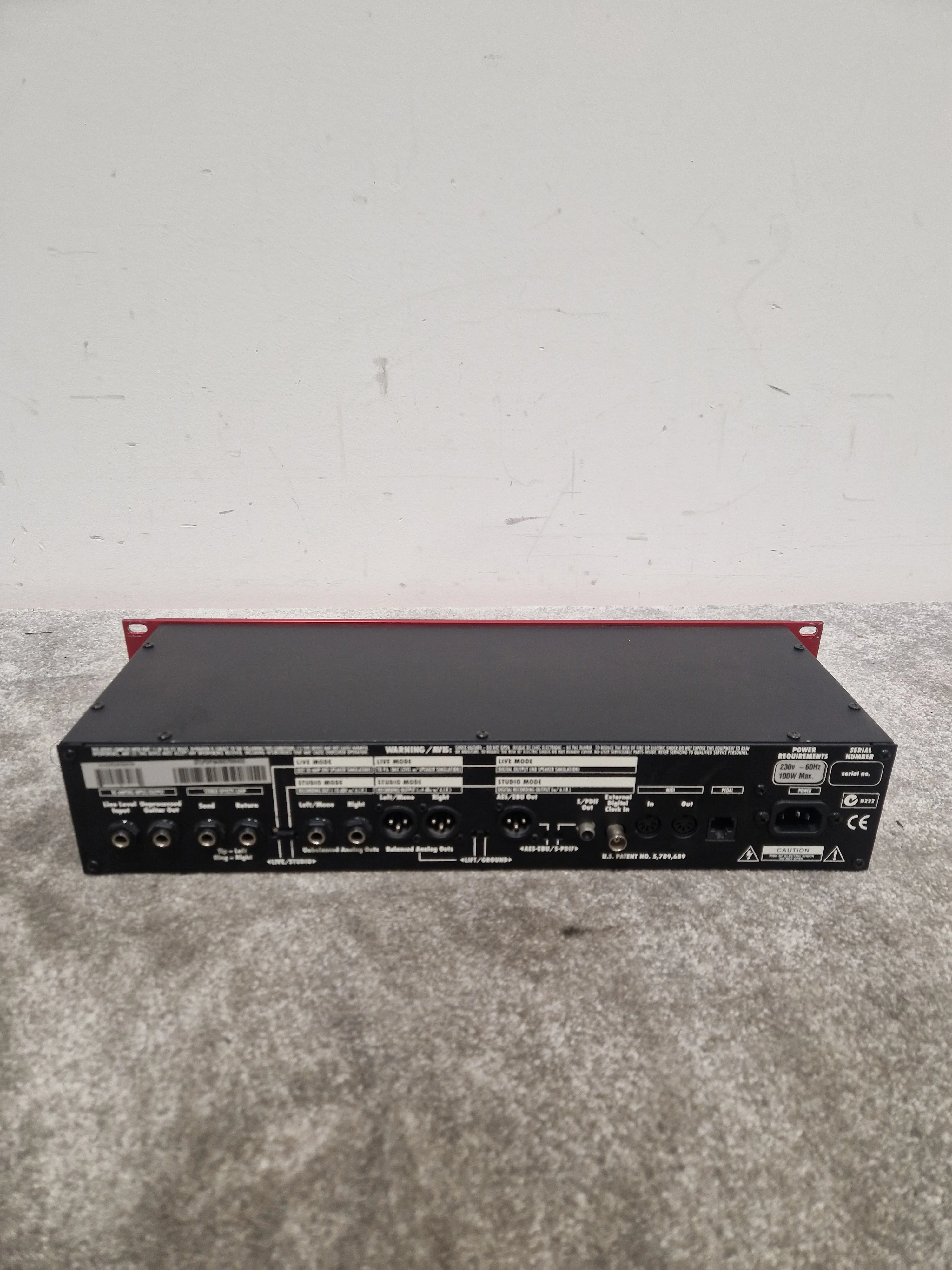 Line 6 POD Pro - Guitar Multi-Effects Processor - Red - Excellent w/ Cables - Image 5