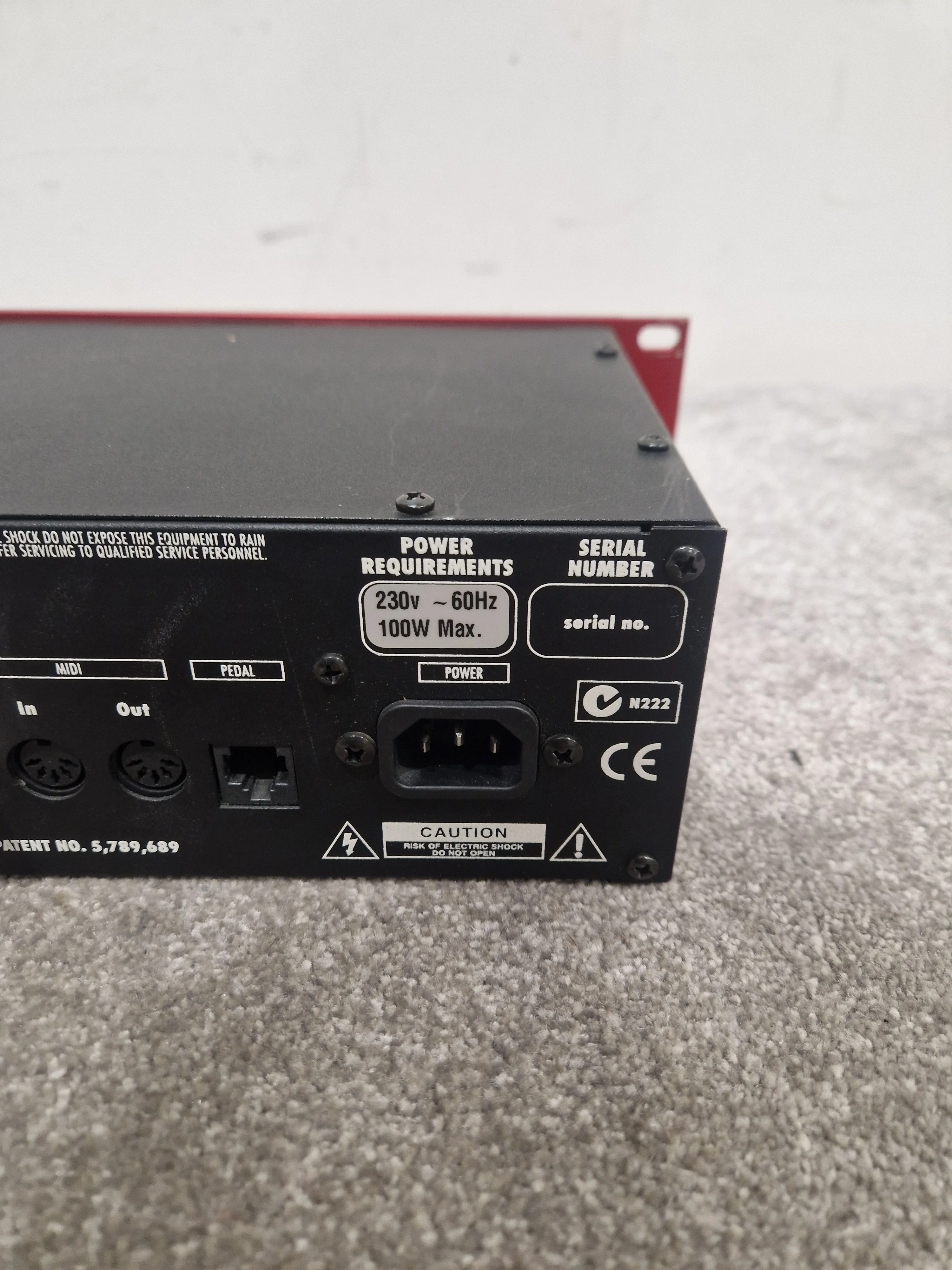 Line 6 POD Pro - Guitar Multi-Effects Processor - Red - Excellent w/ Cables - Image 6