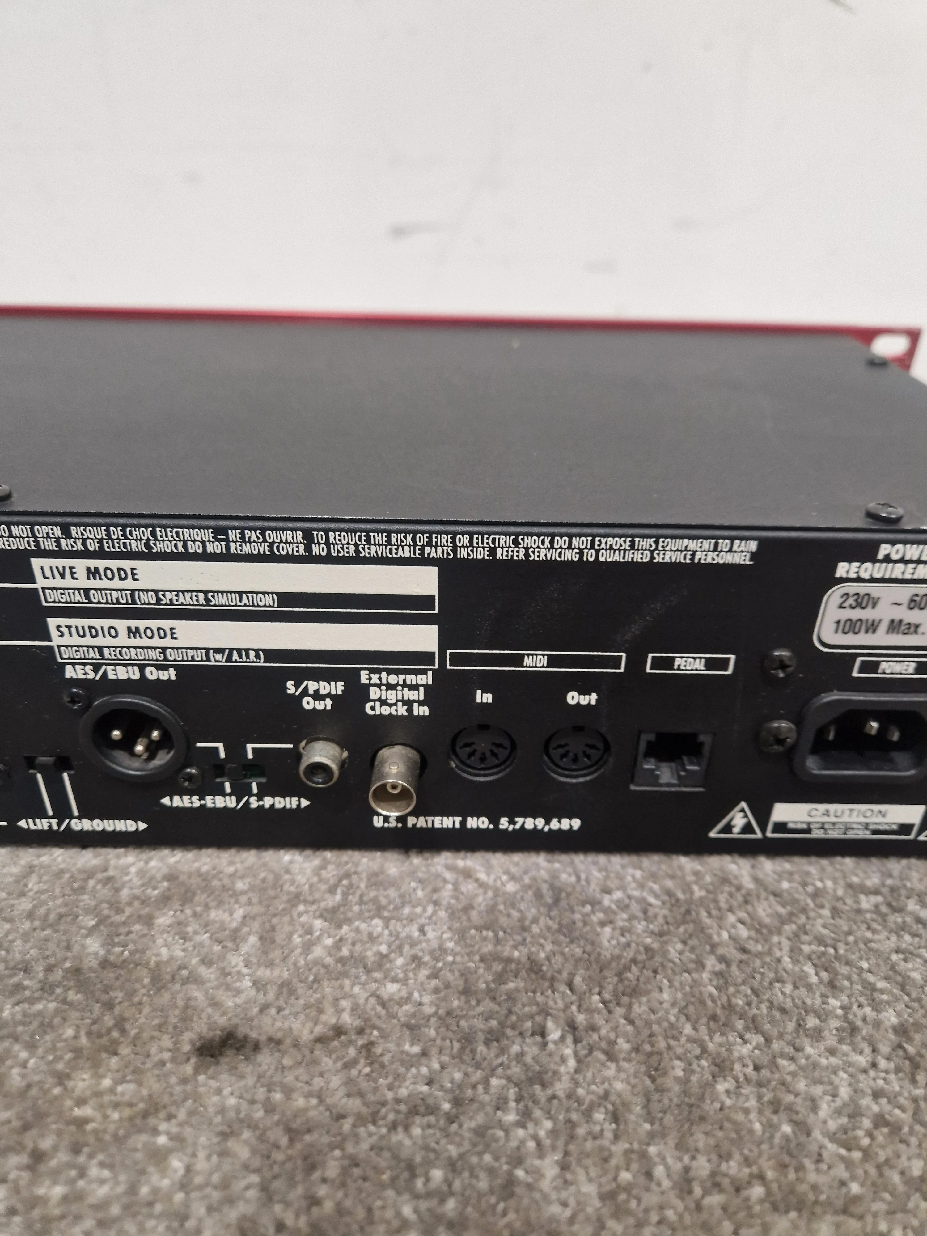 Line 6 POD Pro - Guitar Multi-Effects Processor - Red - Excellent w/ Cables - Image 7