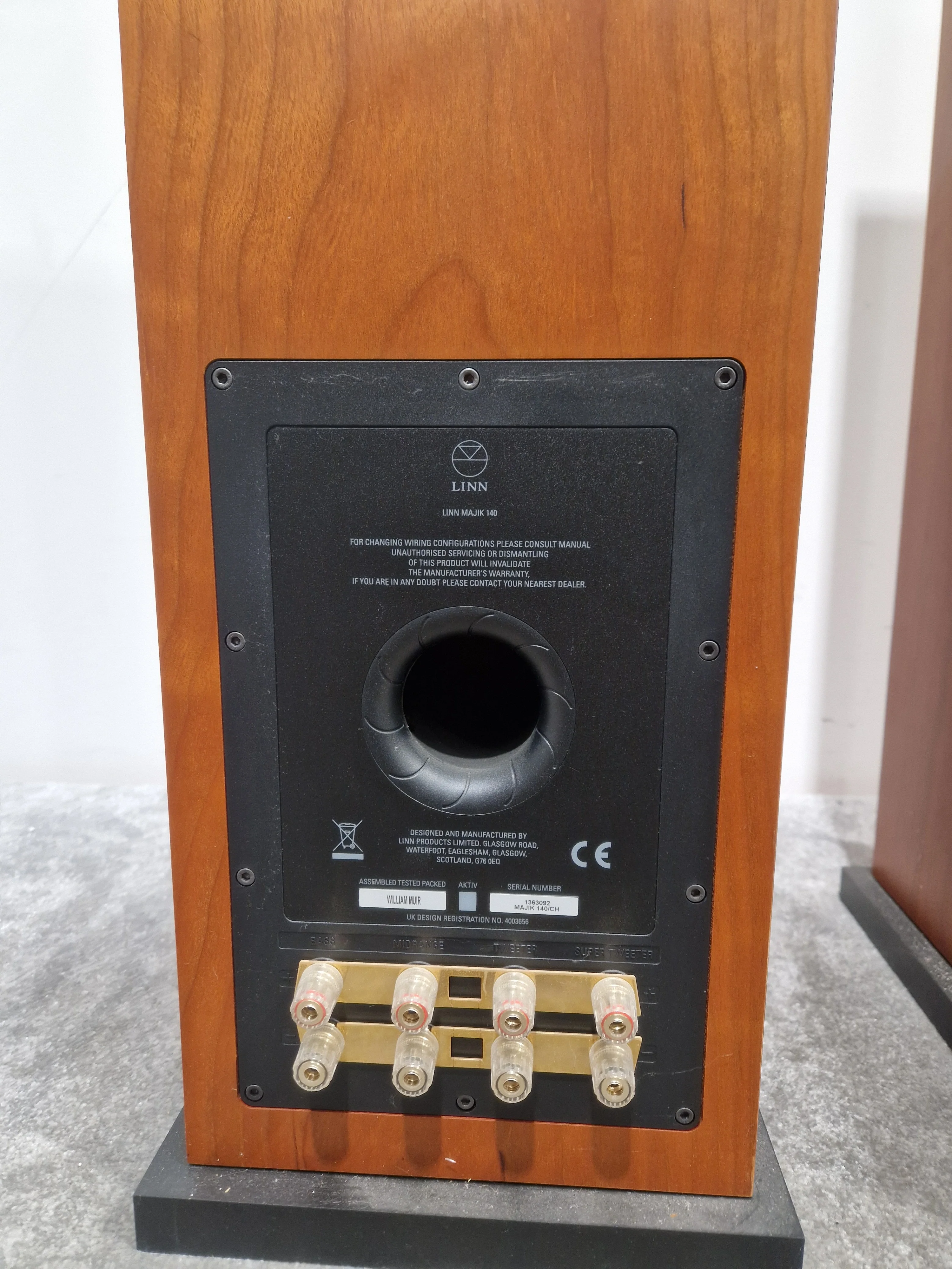 Linn Majik 140 Speaker Pair - Dynamic Sound - Excellent w/ Original Box & Floor Spikes - Image 9