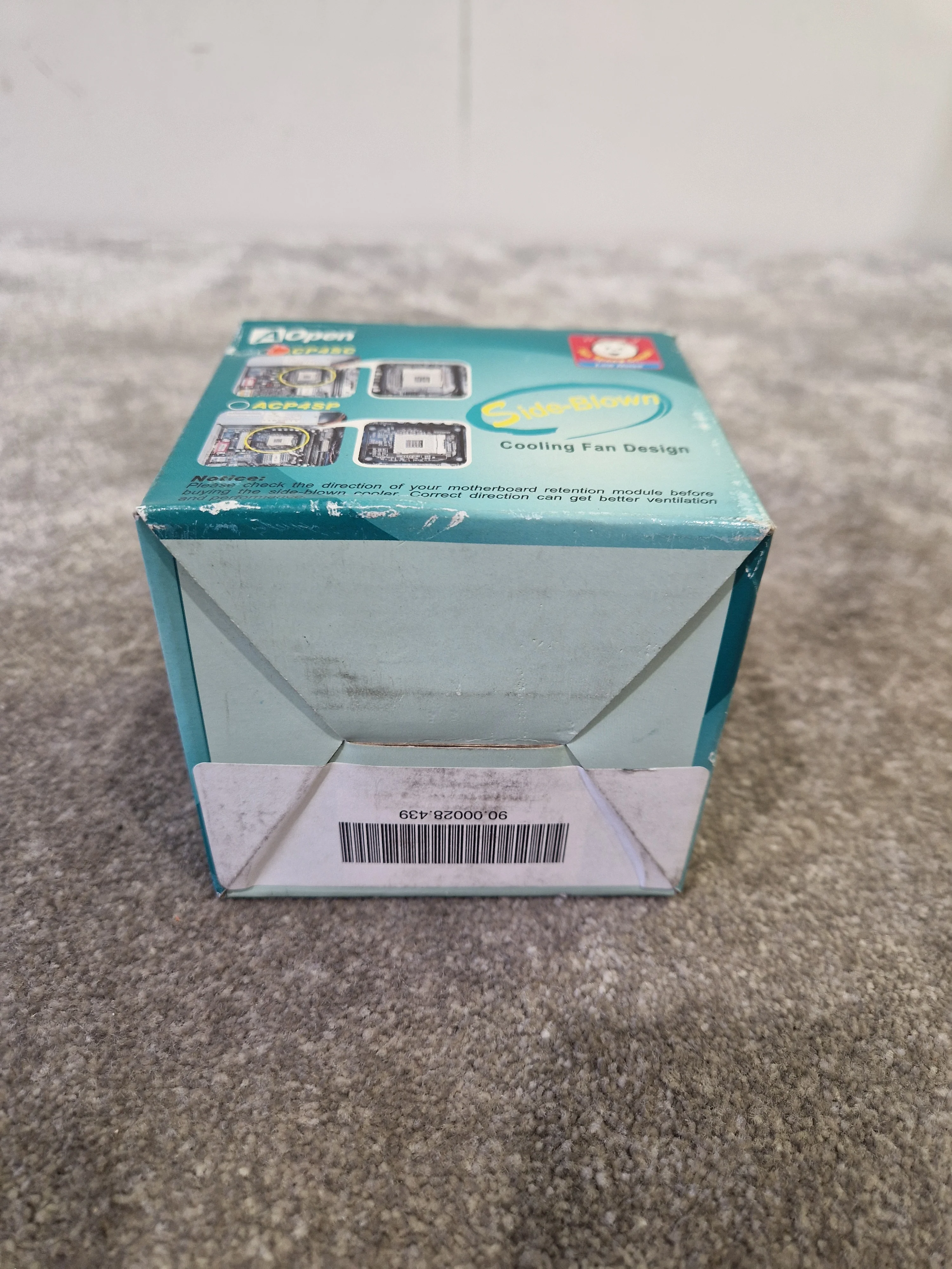 AOpen Side-Blown Pentium 4 Cooler – Socket 478, OEM Fan – New in Opened Box - Image 3