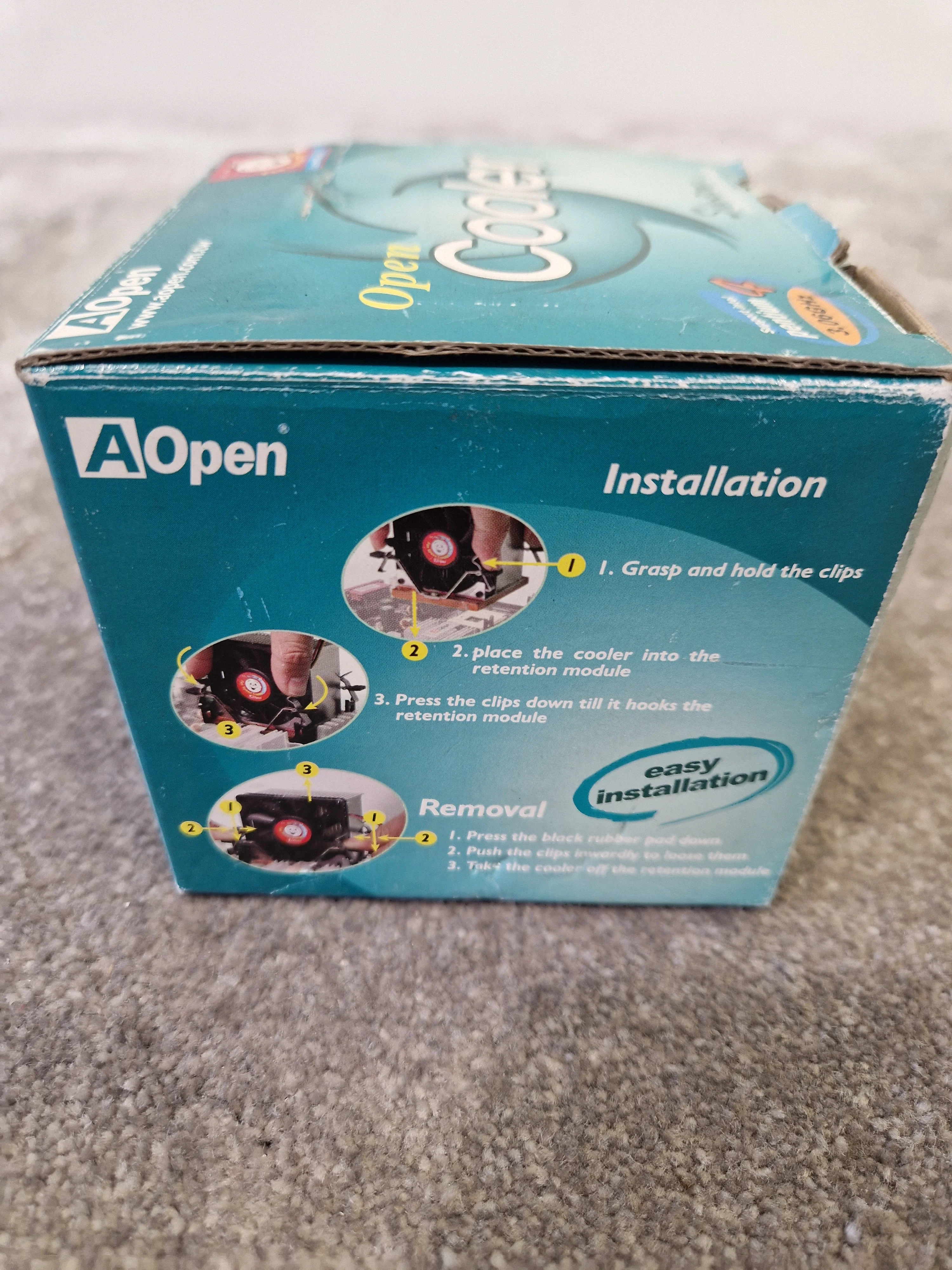AOpen Side-Blown Pentium 4 Cooler – Socket 478, OEM Fan – New in Opened Box - Image 6