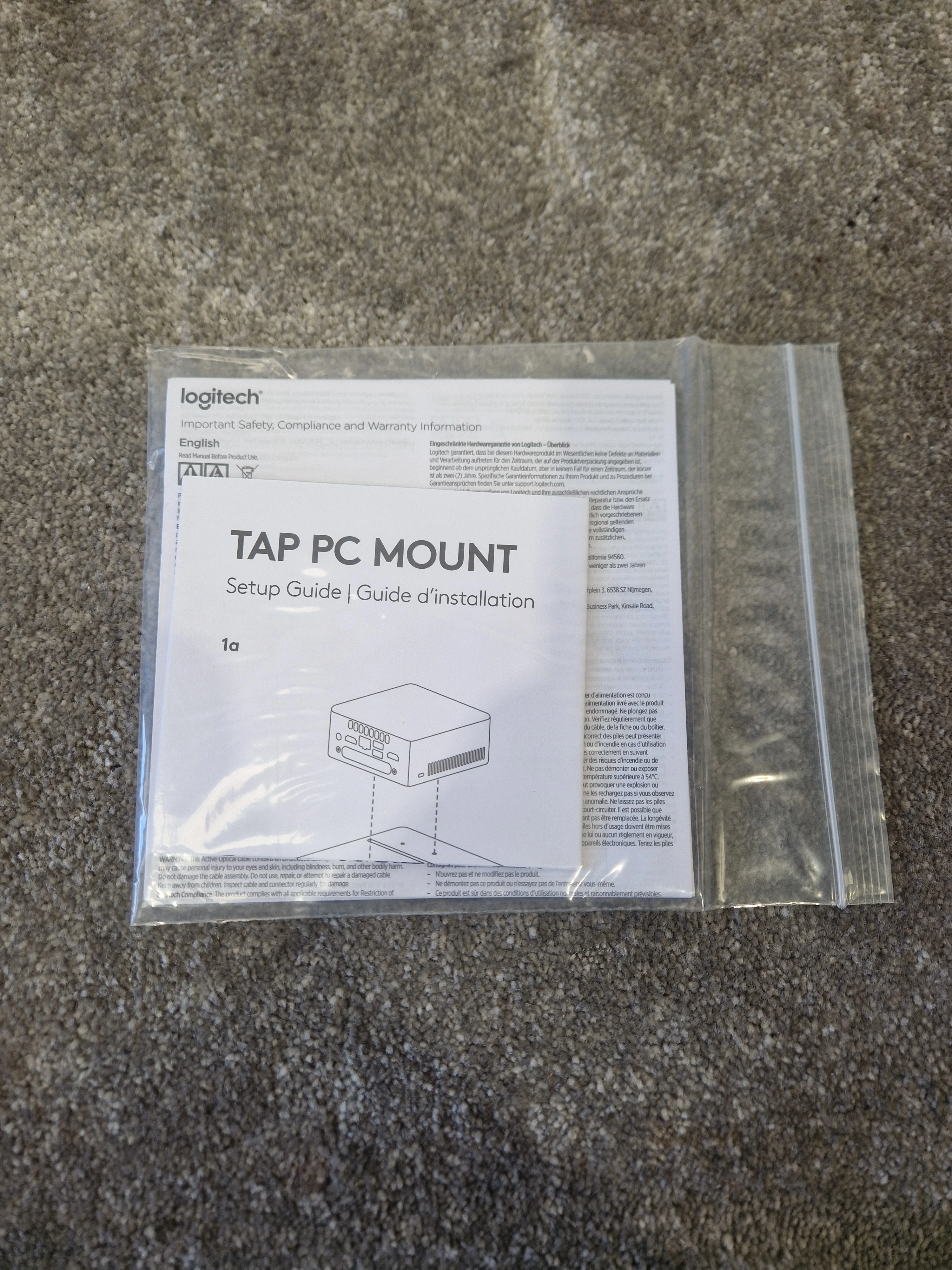 Logitech Tap PC Mount – Mini PC / Chromebox Holder – Sealed In Original Box - Image 5