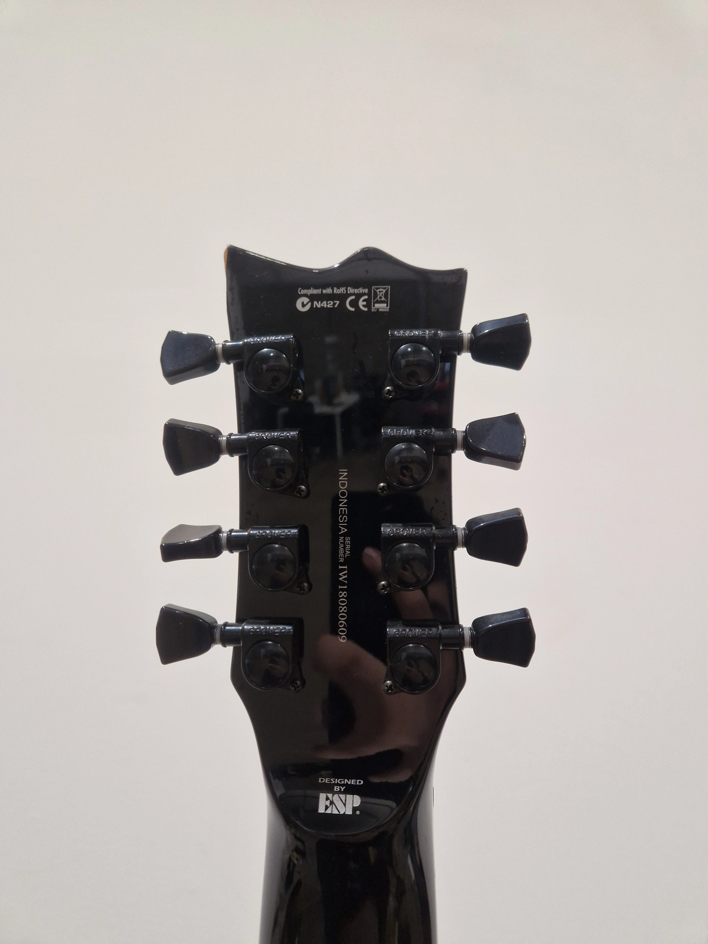 LTD ESP EC-1008 Evertune 8 String Electric Guitar - Extended Range - Excellent w/ Strap - Image 14