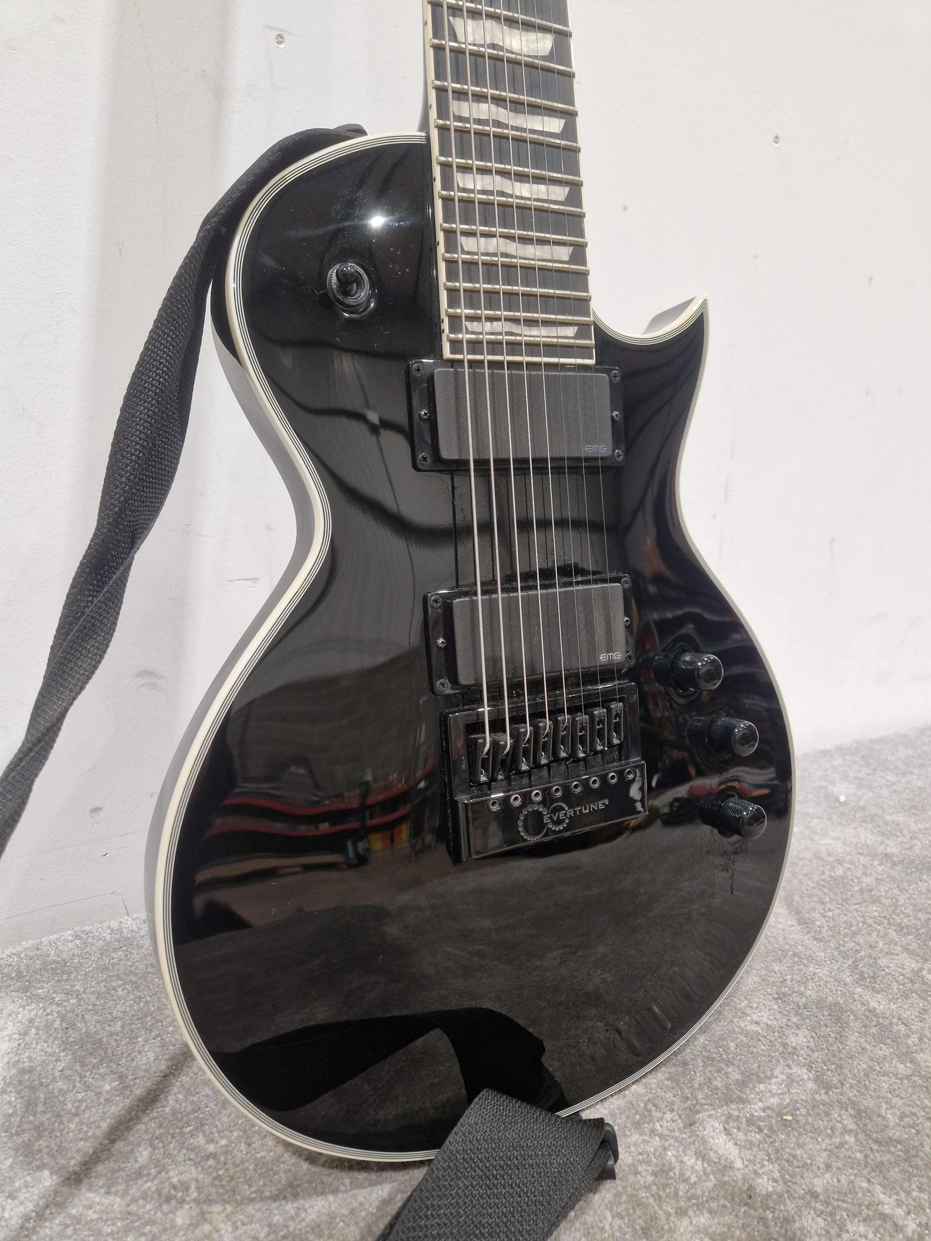 LTD ESP EC-1008 Evertune 8 String Electric Guitar - Extended Range - Excellent w/ Strap - Image 17