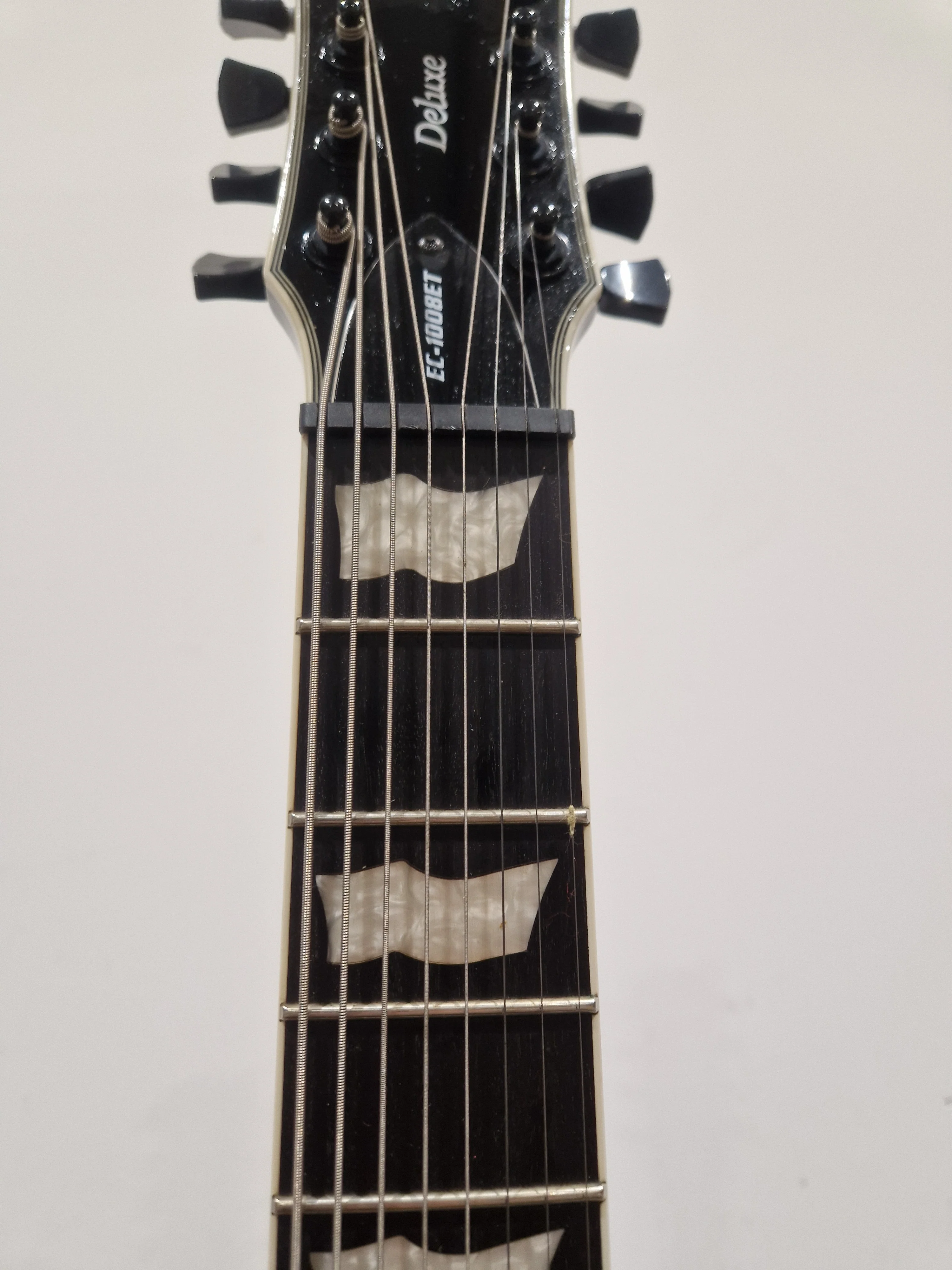 LTD ESP EC-1008 Evertune 8 String Electric Guitar - Extended Range - Excellent w/ Strap - Image 4