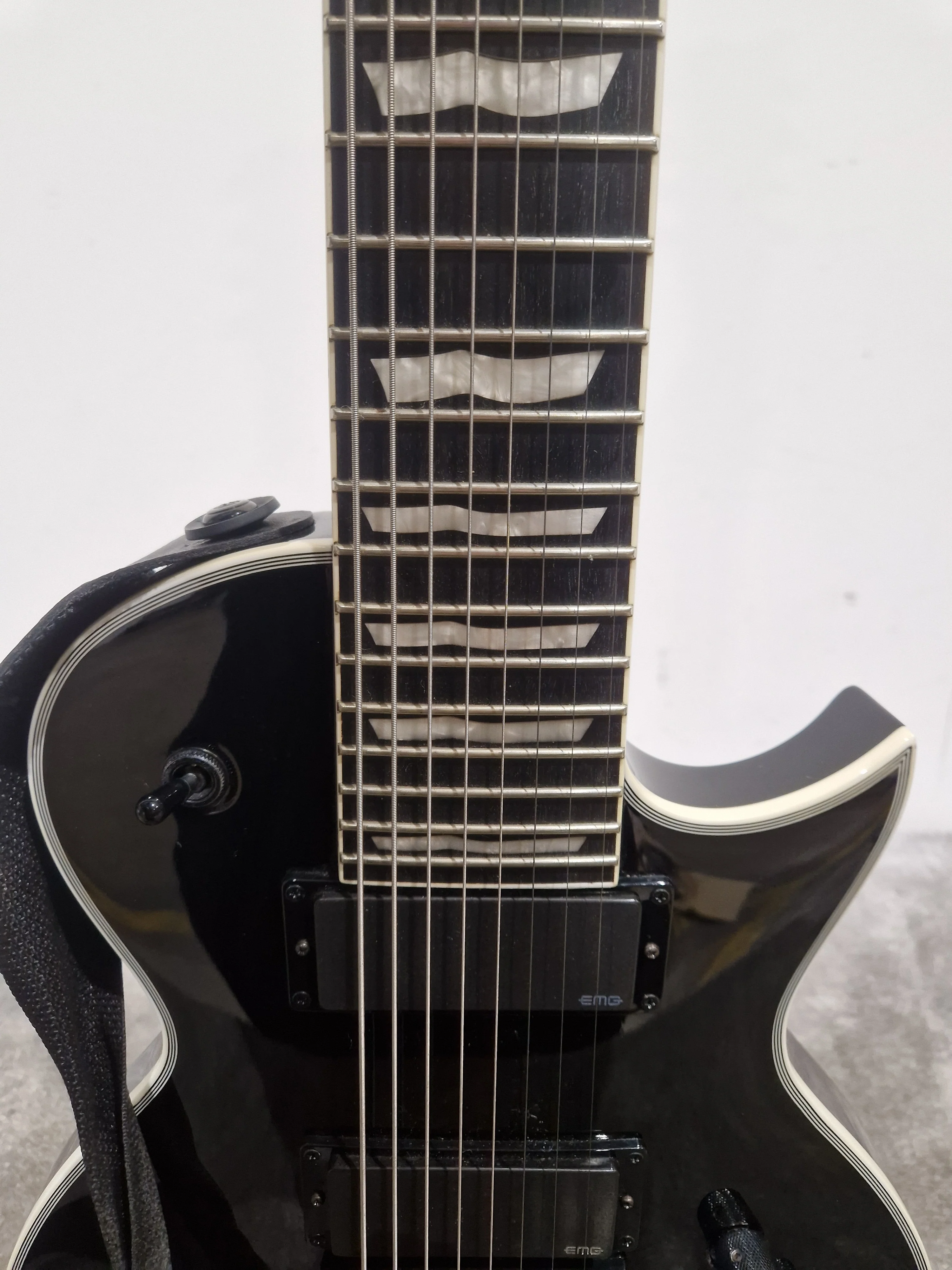 LTD ESP EC-1008 Evertune 8 String Electric Guitar - Extended Range - Excellent w/ Strap - Image 7