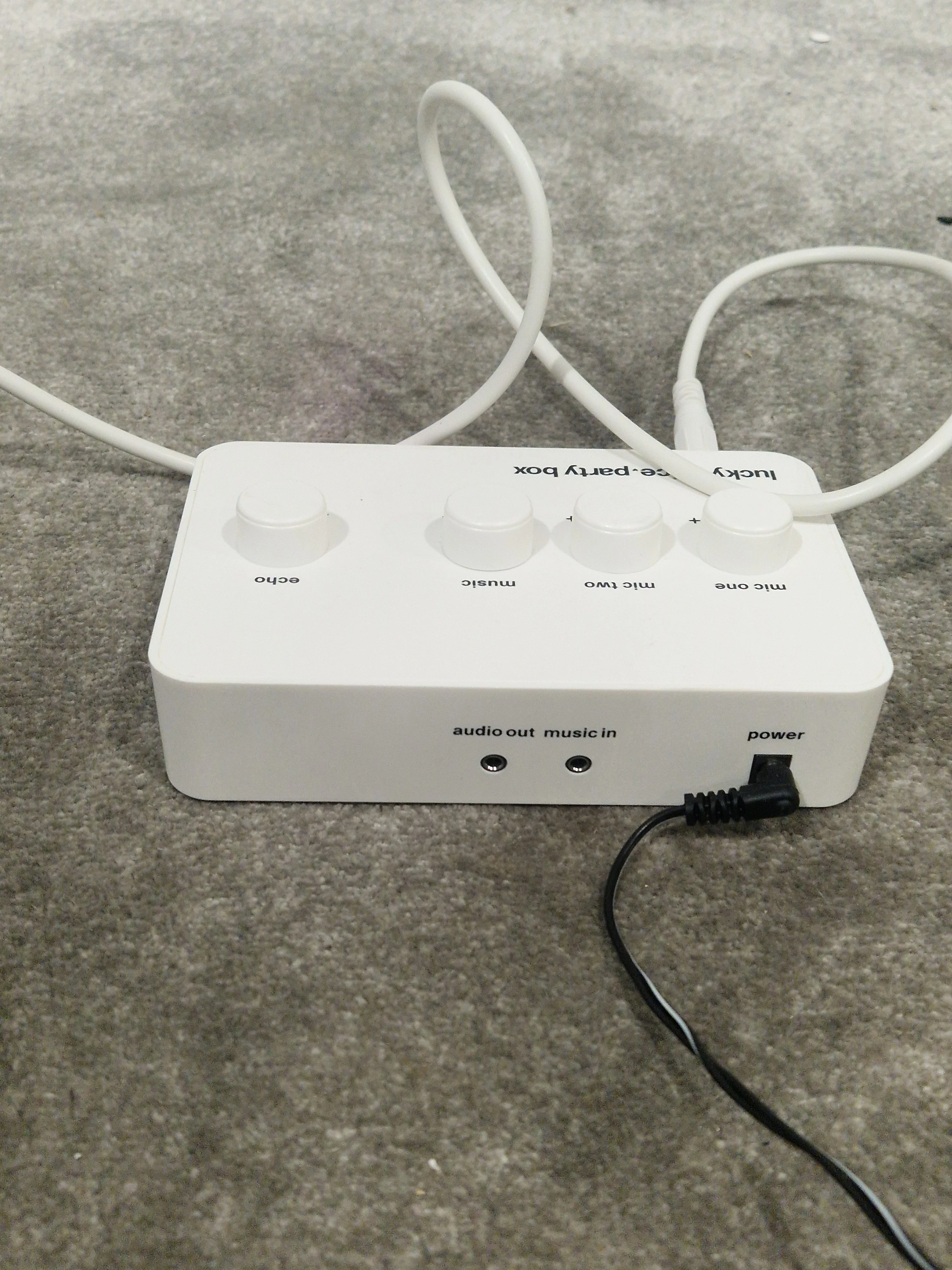 Lucky Voice Karaoke Kit - Karaoke System - White - Excellent - Image 10