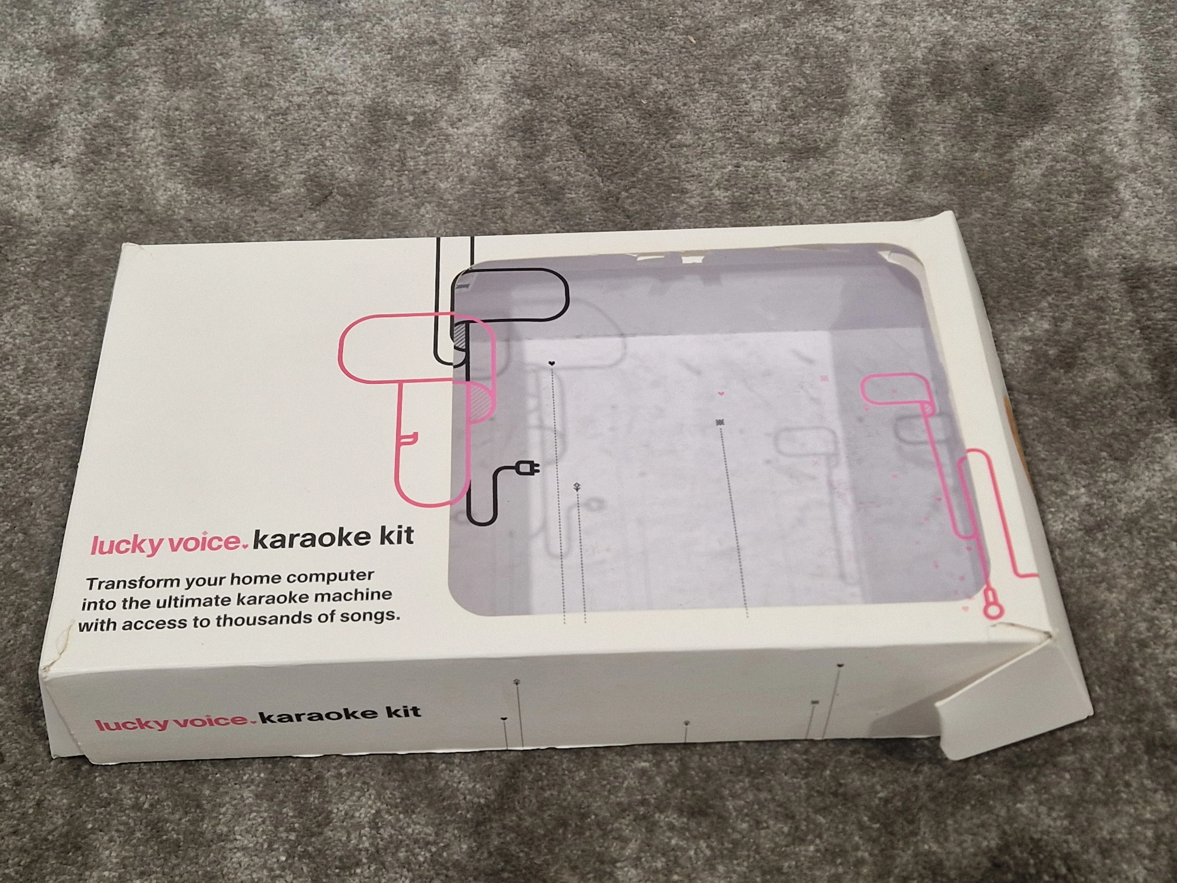 Lucky Voice Karaoke Kit - Karaoke System - White - Excellent - Image 4