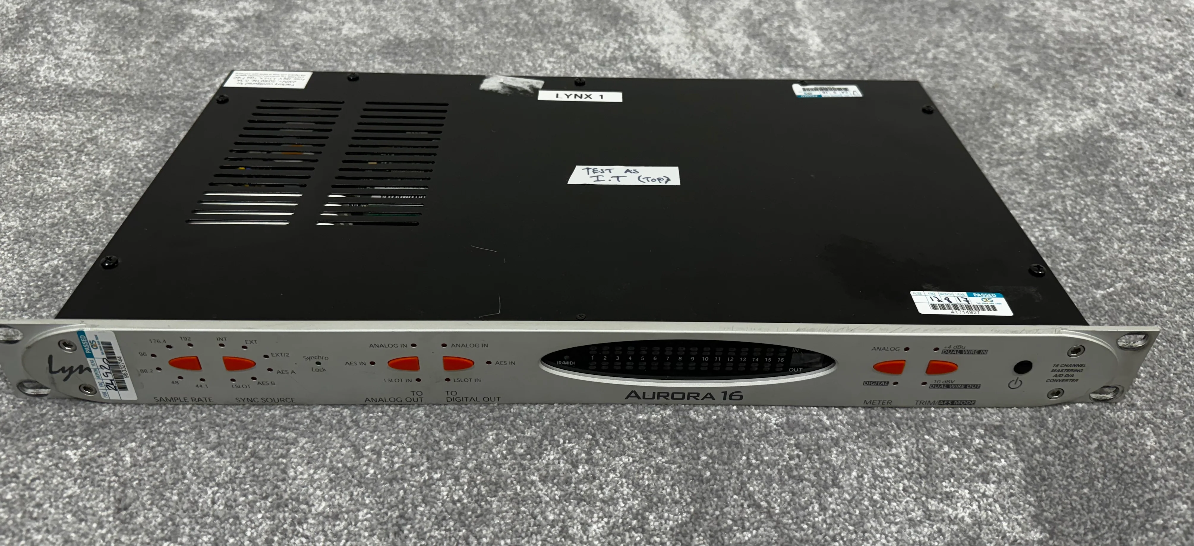 Lynx Aurora 16 AD / DA With HD Expansion Card Audio Interface - 16 Channels, HD Expansion - Very Good - Image 2