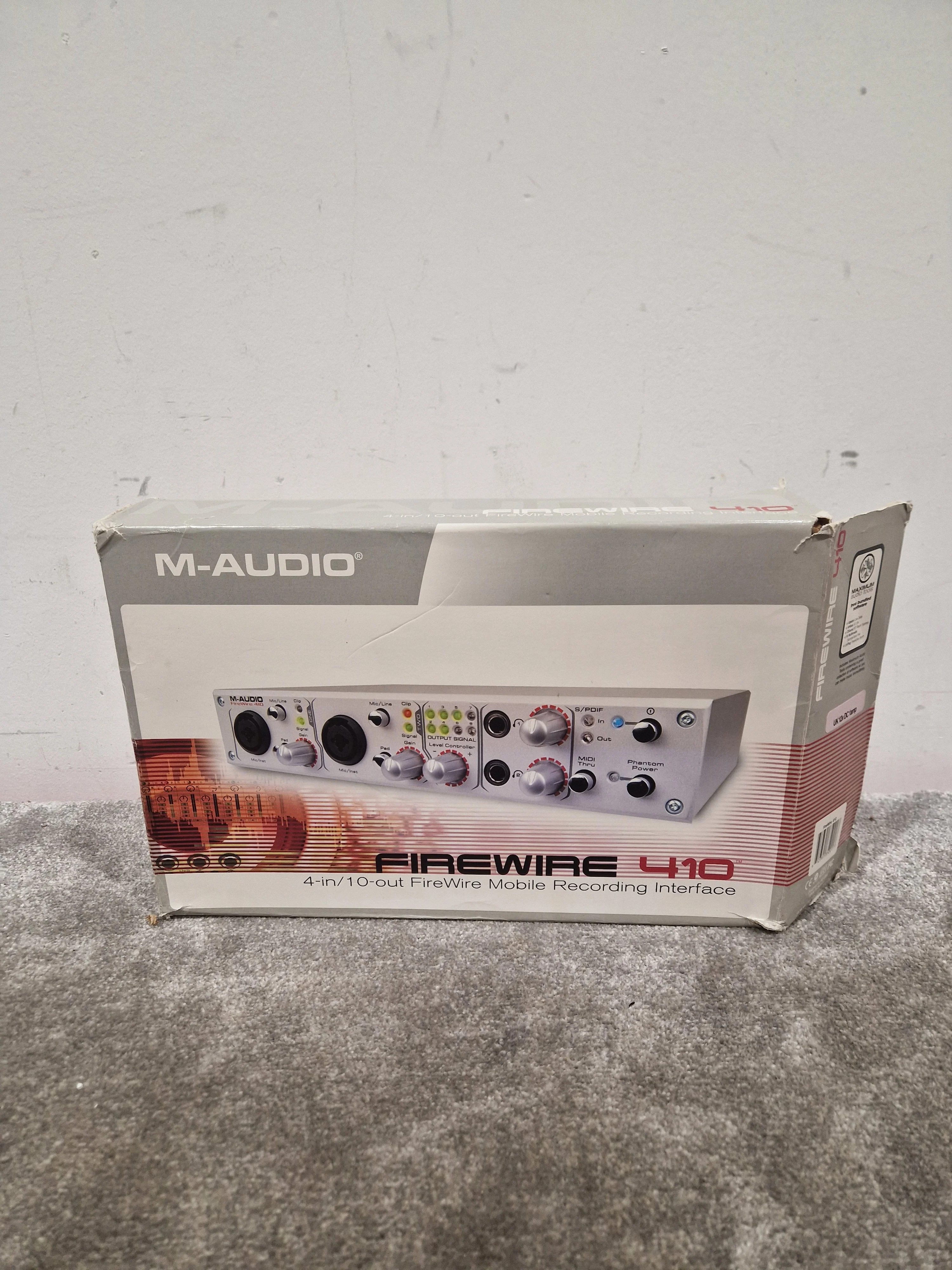 M-Audio FireWire 410 - Audio Interface - 4-in/10-out - Excellent w/ Power Supply & Original Box - Image 3