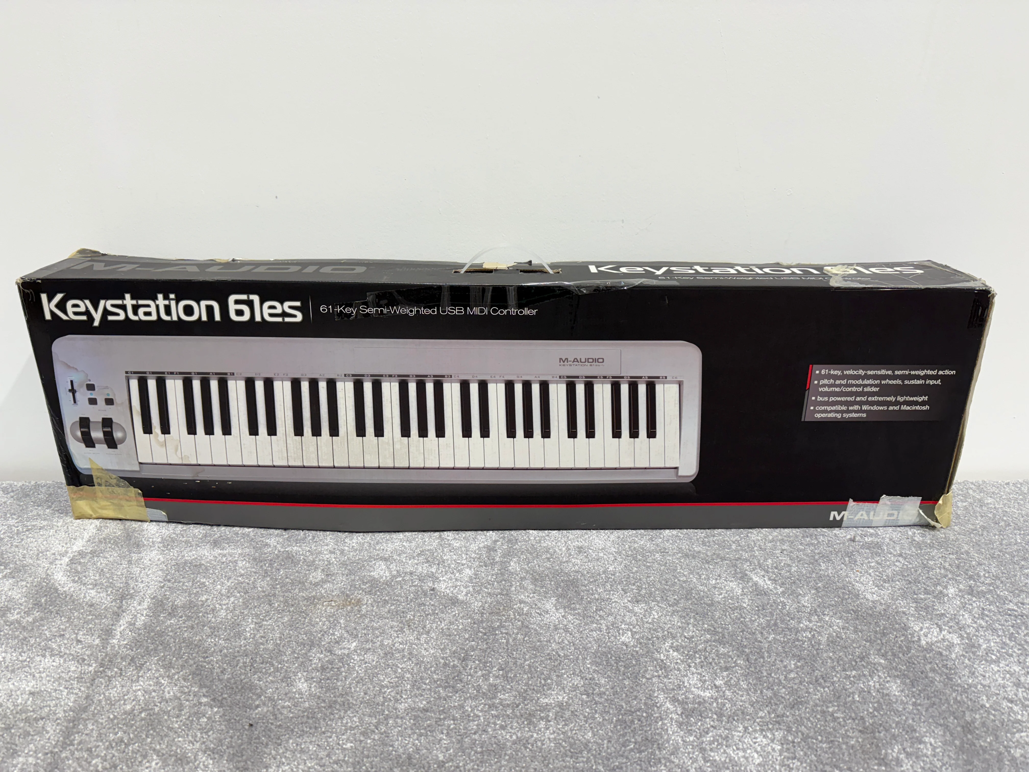M-Audio Keystation 61es Semi Weighted USB Midi Controller / Keyboard - Image 3