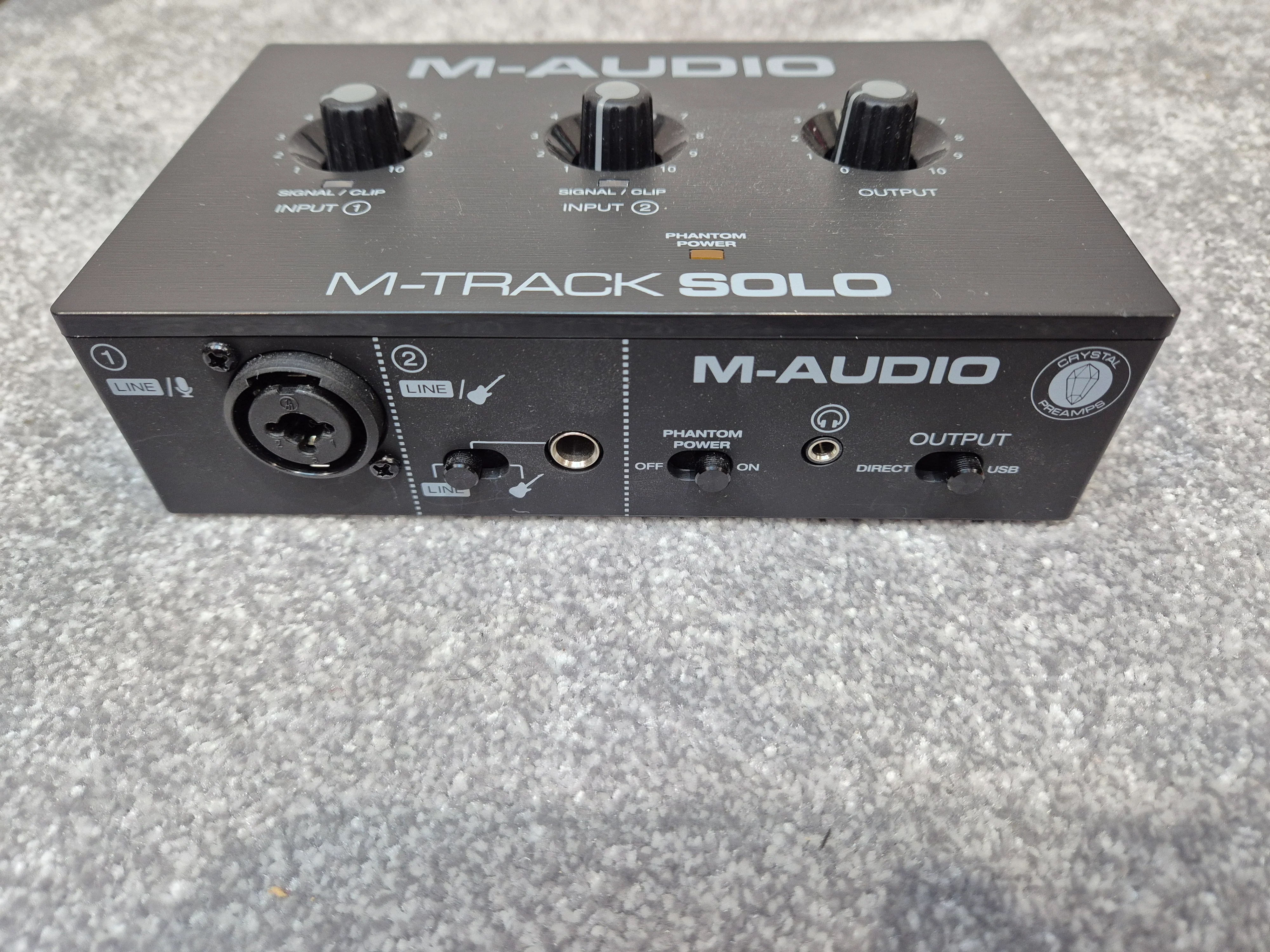 M-Audio M-Track Solo Audio Interface w/ Original Box and USB Cable - Image 2