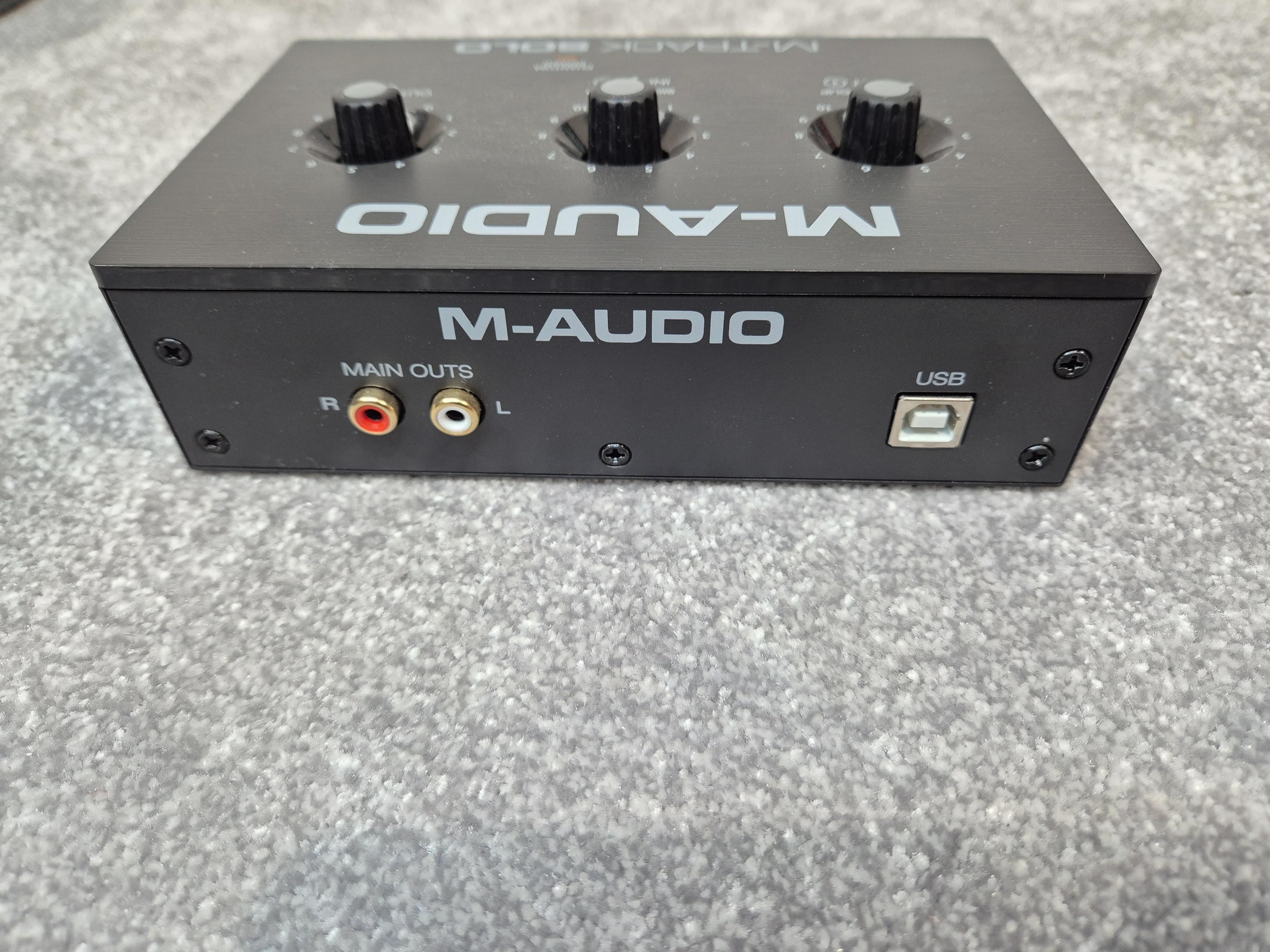 M-Audio M-Track Solo Audio Interface w/ Original Box and USB Cable - Image 3