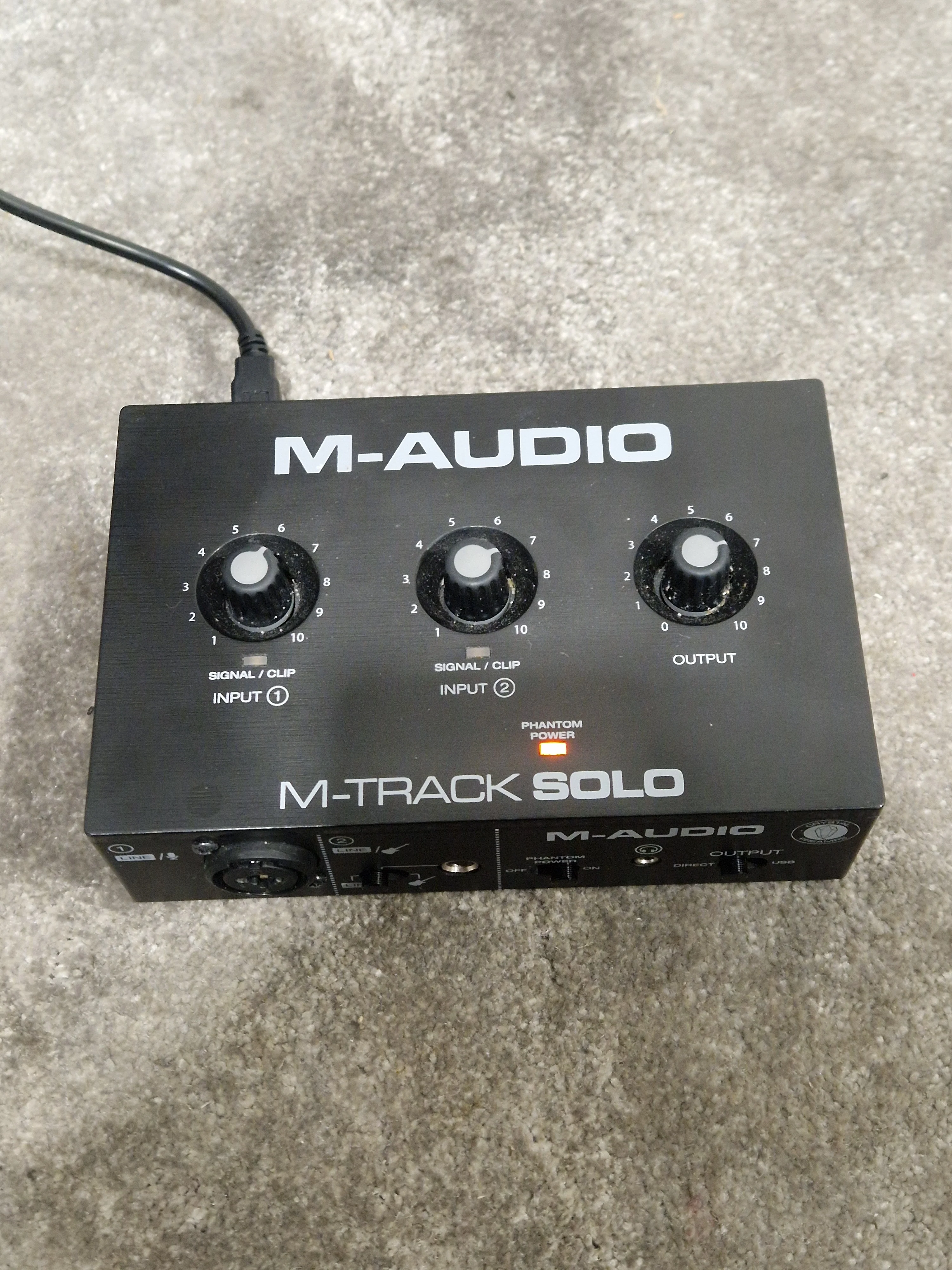 M-AUDIO M-TRACK Solo Audio Interface - USB Connectivity - Excellent w/ Original Box - Image 7