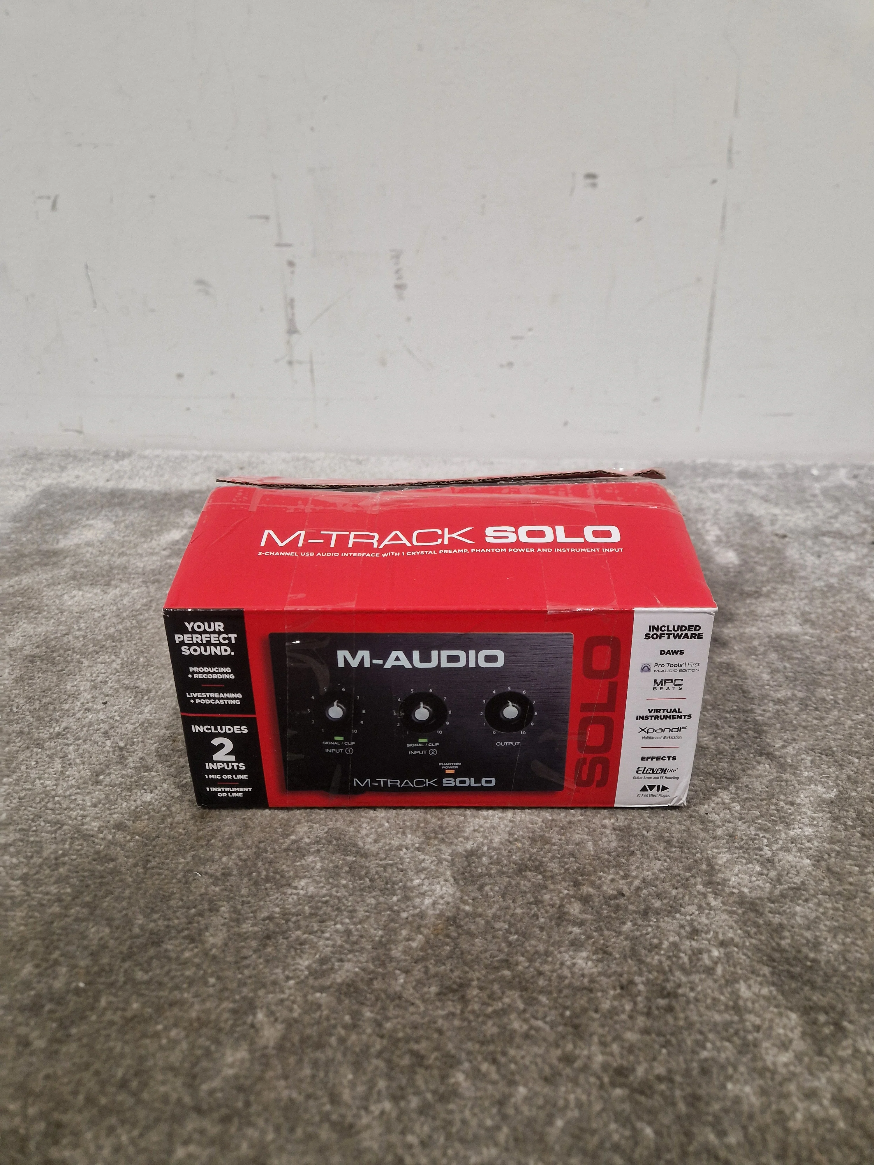 M-AUDIO M-TRACK Solo Audio Interface - USB Connectivity - Excellent w/ Original Box - Image 8