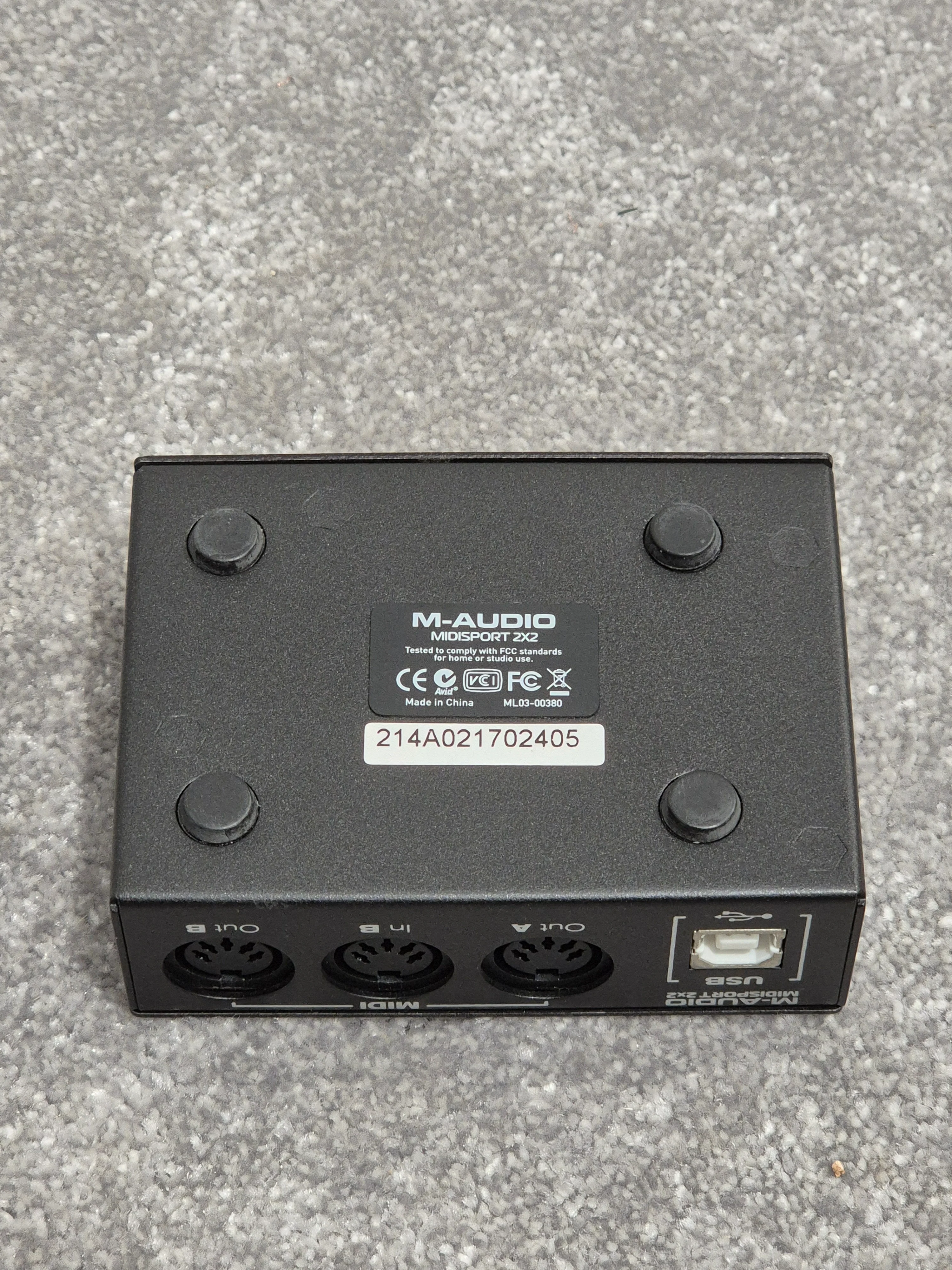 M-Audio Midisport 2x2 - MIDI Interface Device w/ Original Box - Image 5