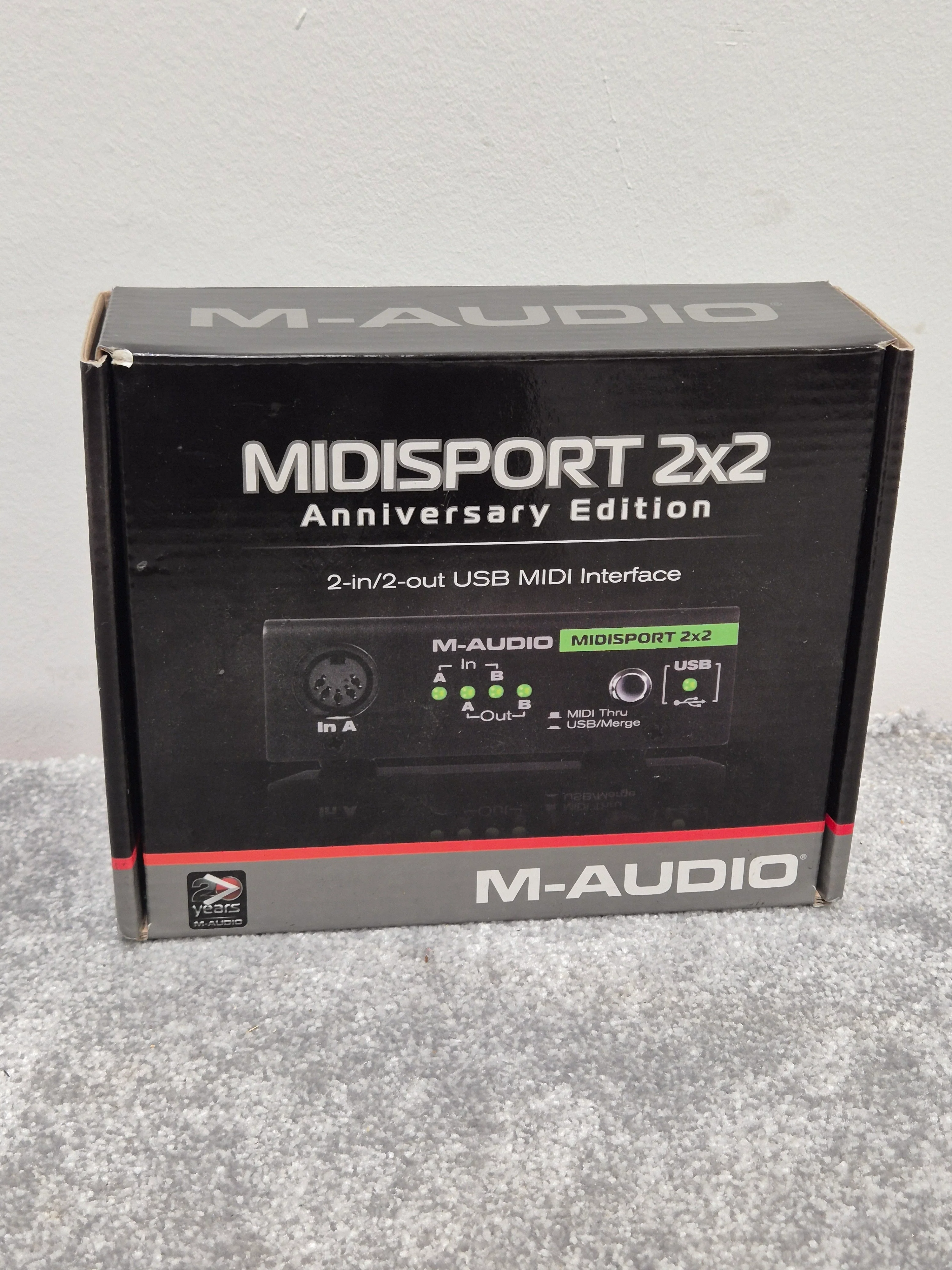 M-Audio Midisport 2x2 - MIDI Interface Device w/ Original Box - Image 7