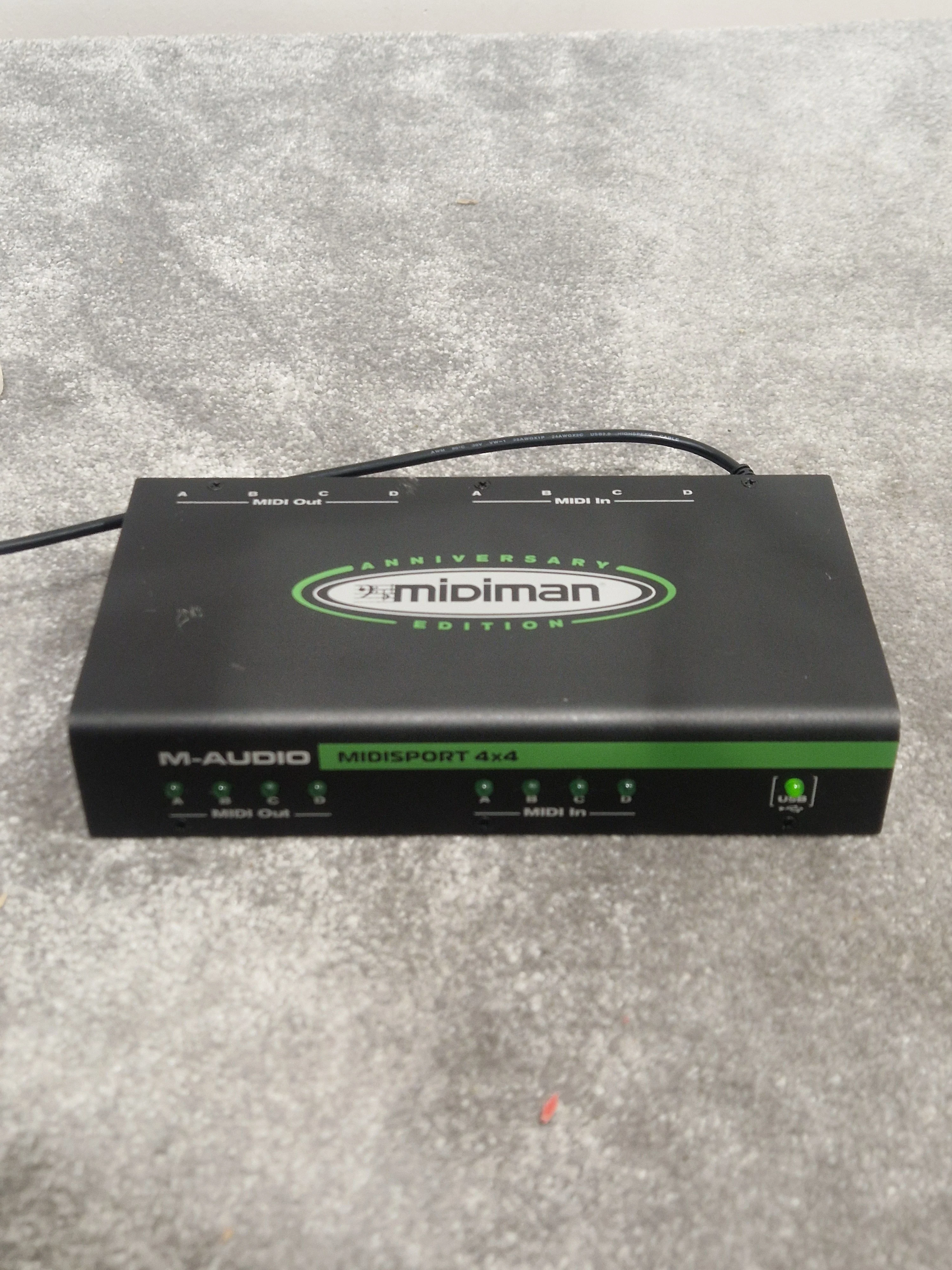 M-Audio Midisport 4X4 - 4-in/4-out MIDI Interface - Excellent - Image 8