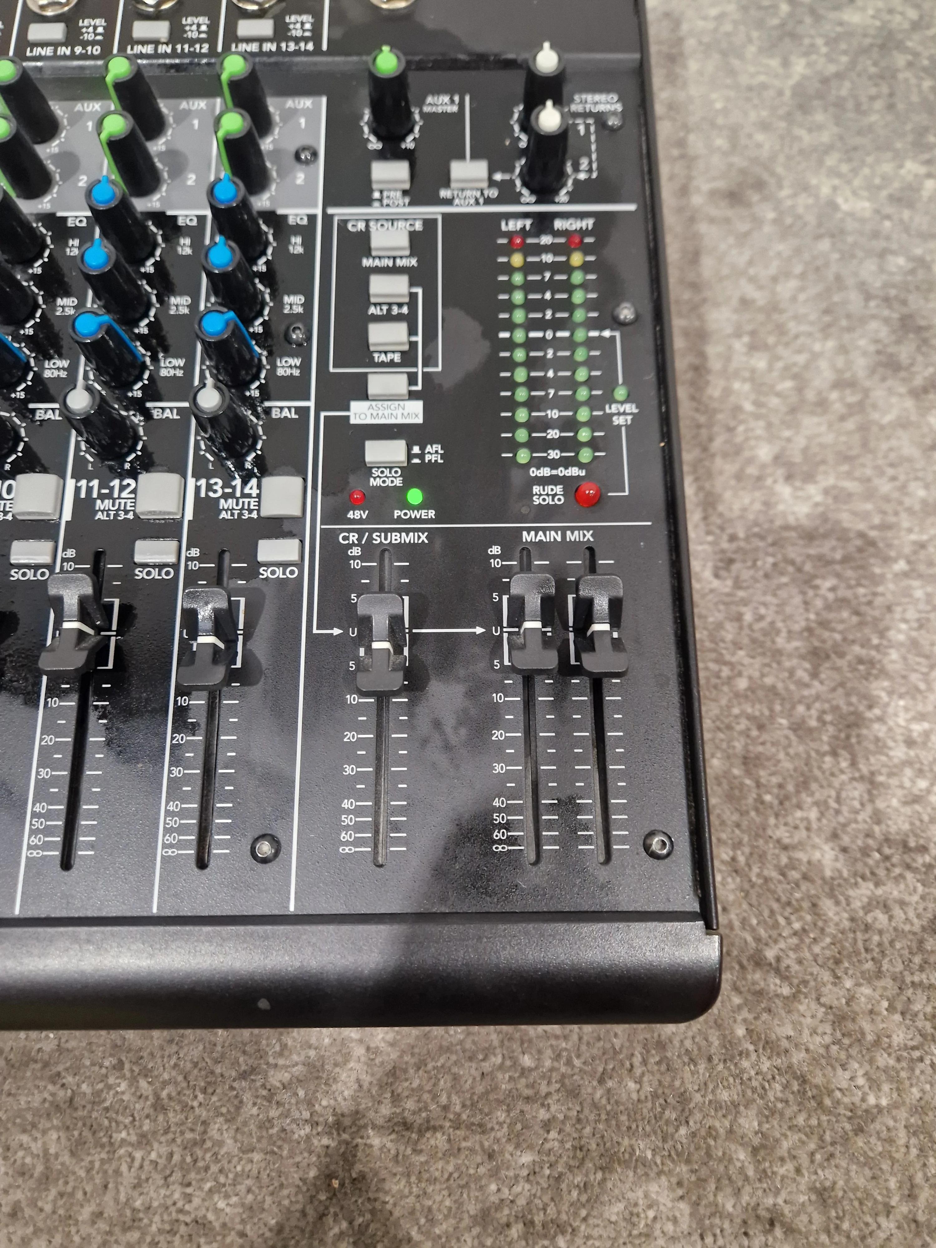 Mackie 1402 VLZ4 - 14-Channel Mixer - Excellent w/ Power Supply - Image 8